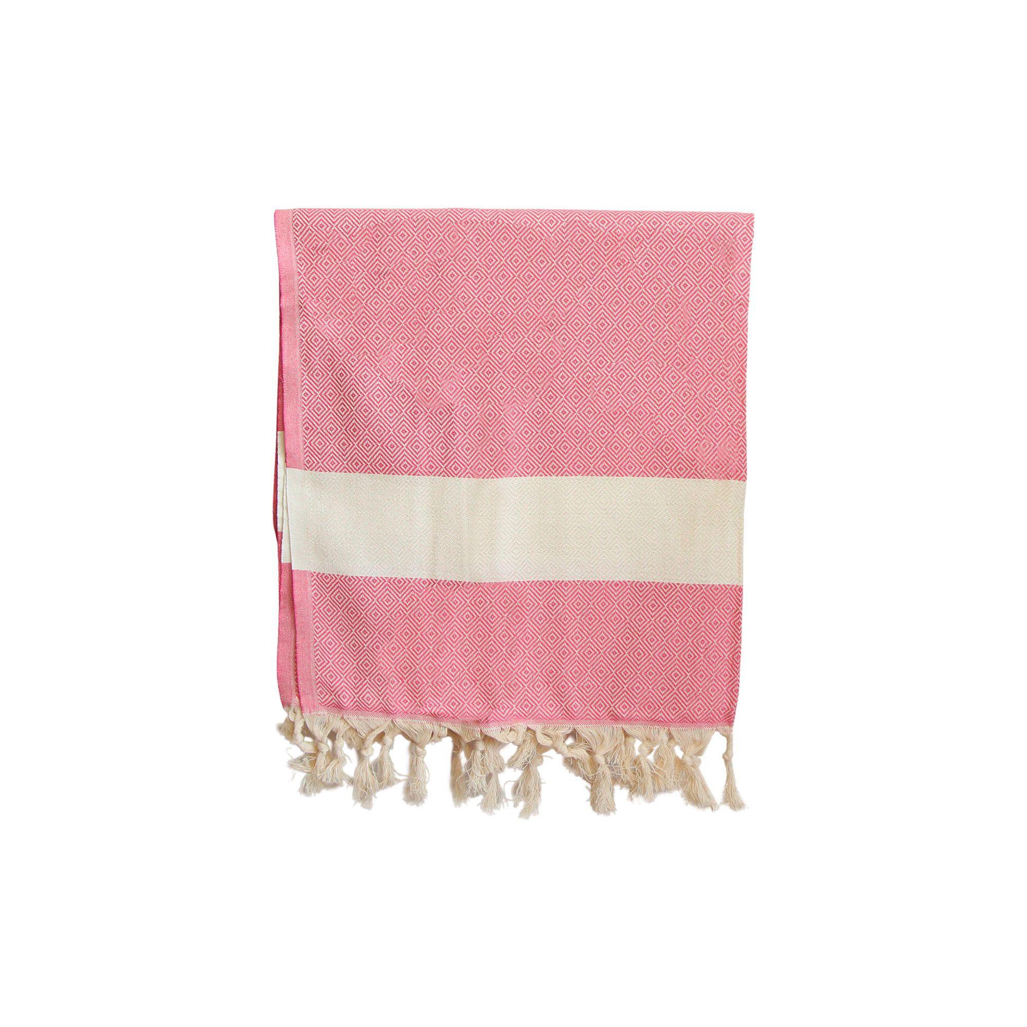 Toalla turca Mármara Fucsia 1 x 1,75 m-0