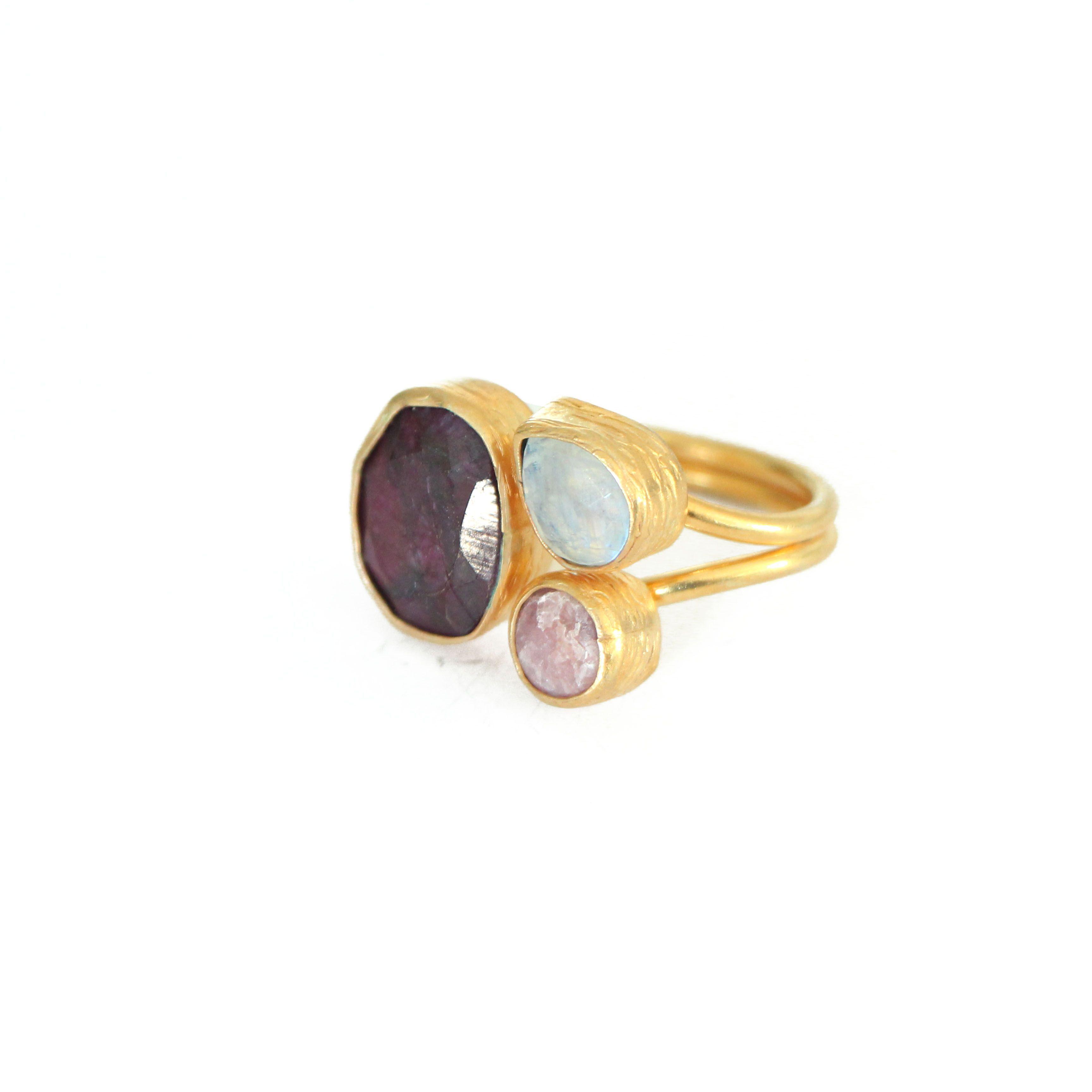 Anillo ajustable trilogía otomana 17-0