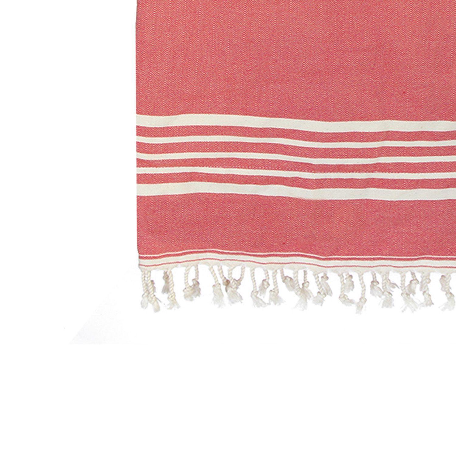 Toalla Turca de Algodón Karadeniz Roja 0,96 x 1,80 m-2
