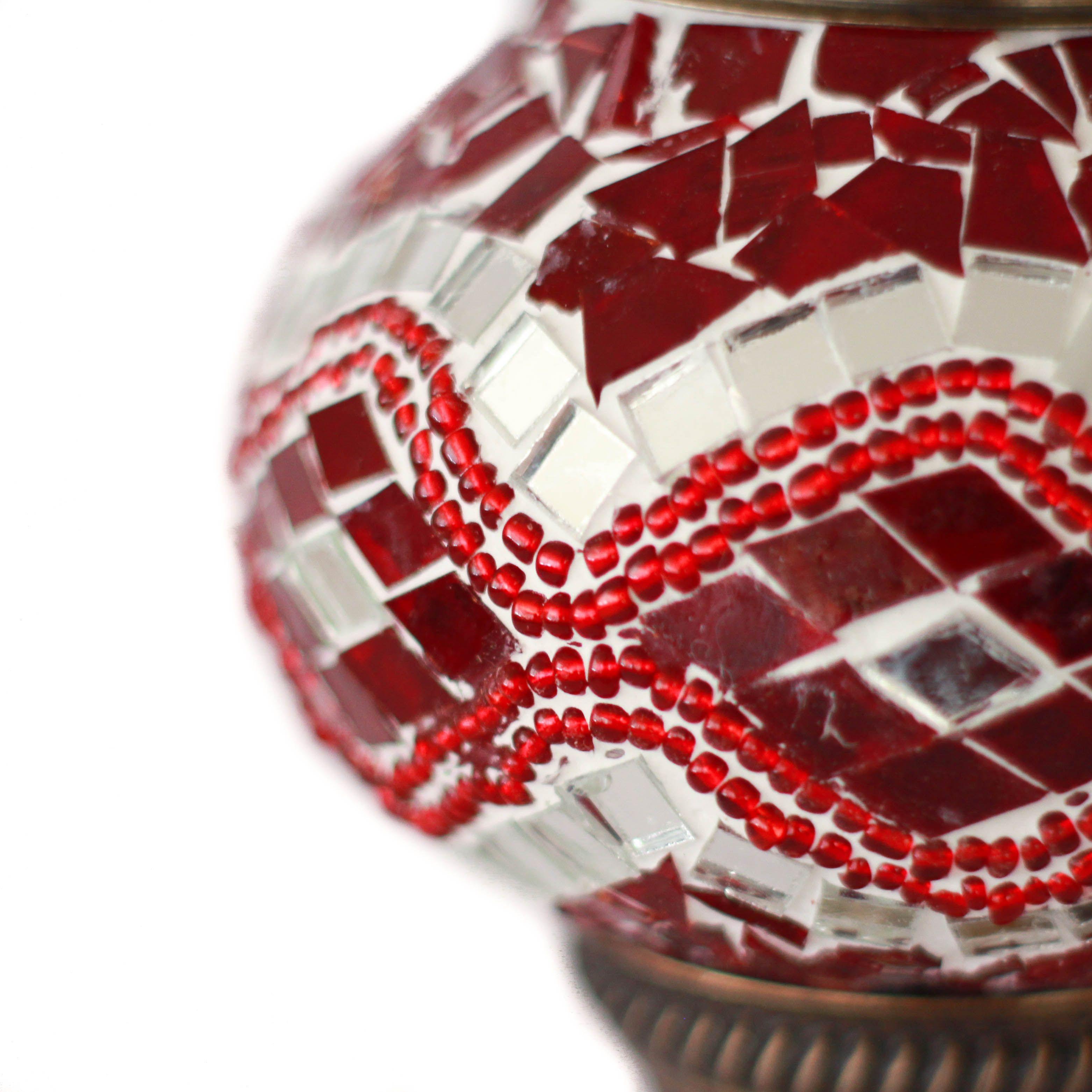 Lámpara turca cisne S Eskenar roja-3