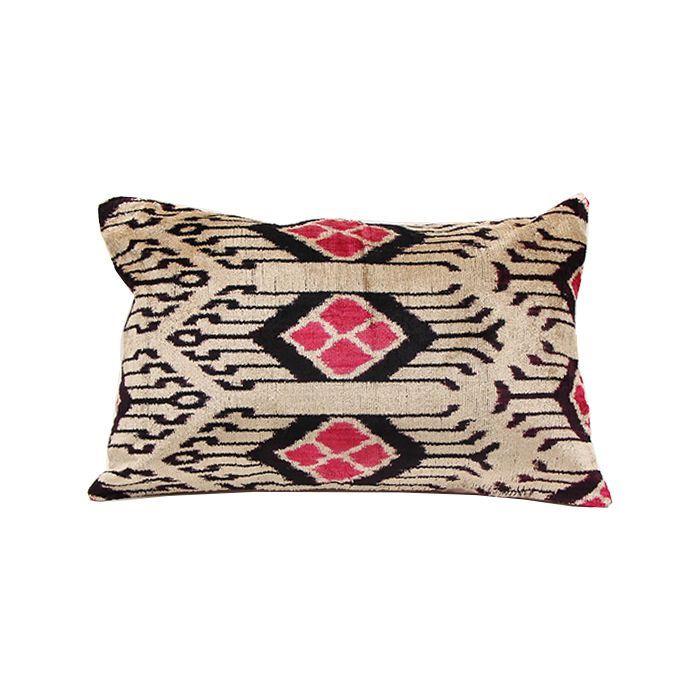 Cojín de terciopelo de seda 60x40 cms Alev-0