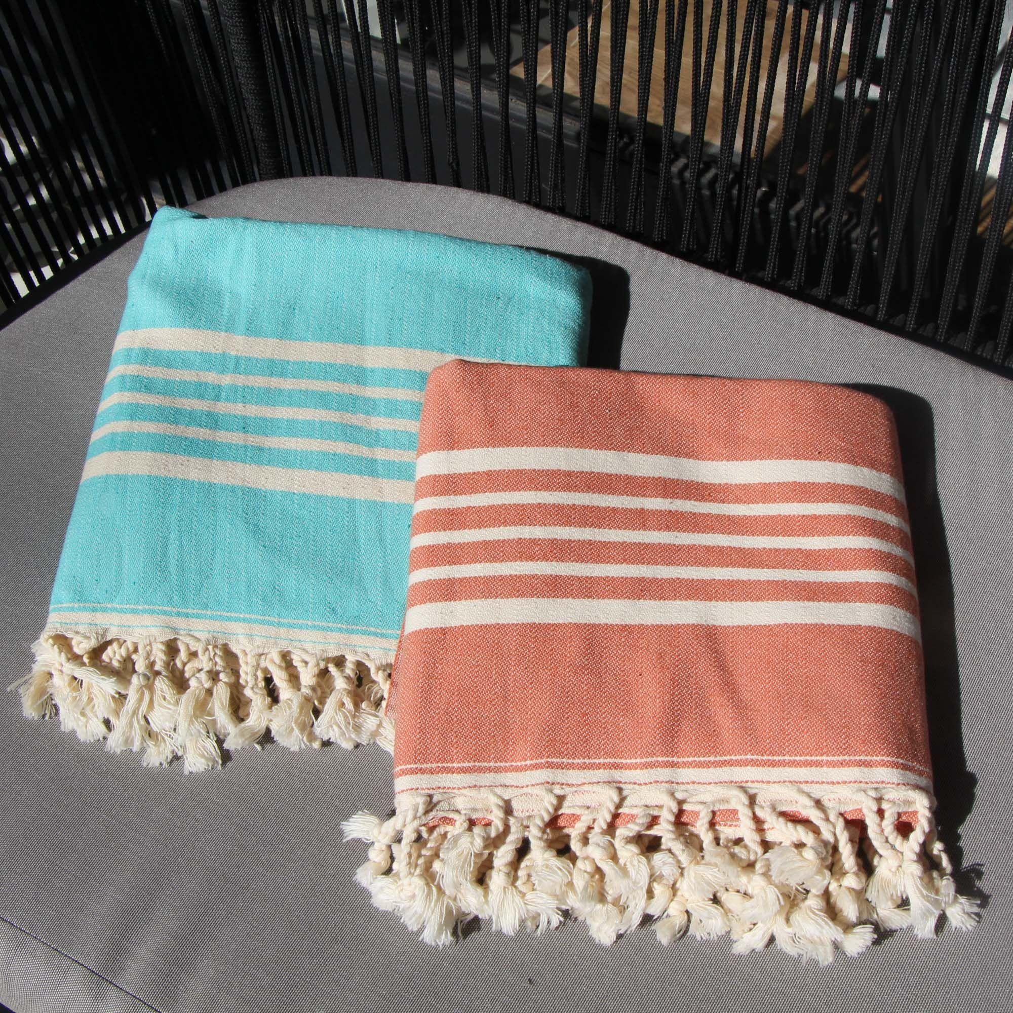 Pack Dúo - Toallas de playa turcas algodón orgánico-1