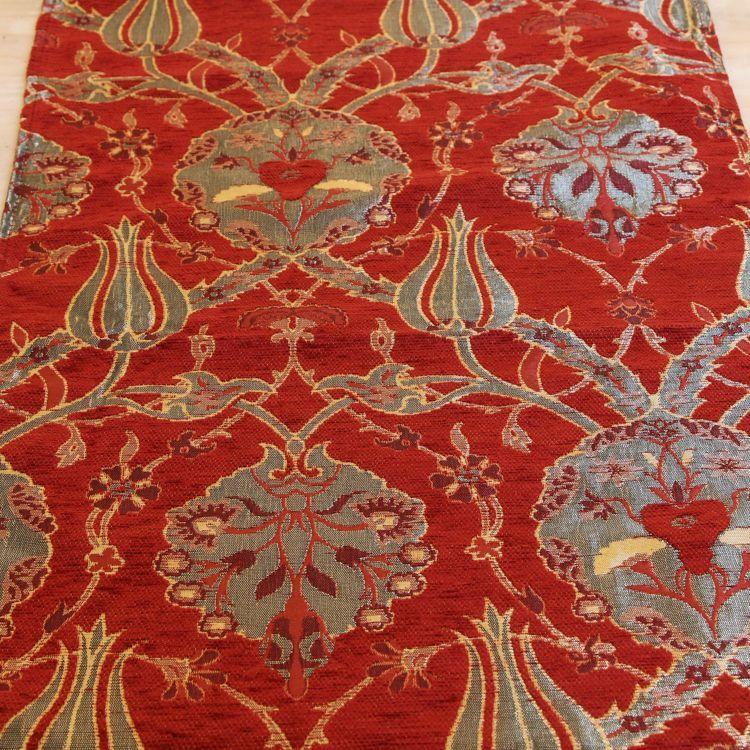 Camino de mesa 2,60 m jardin rojo-1