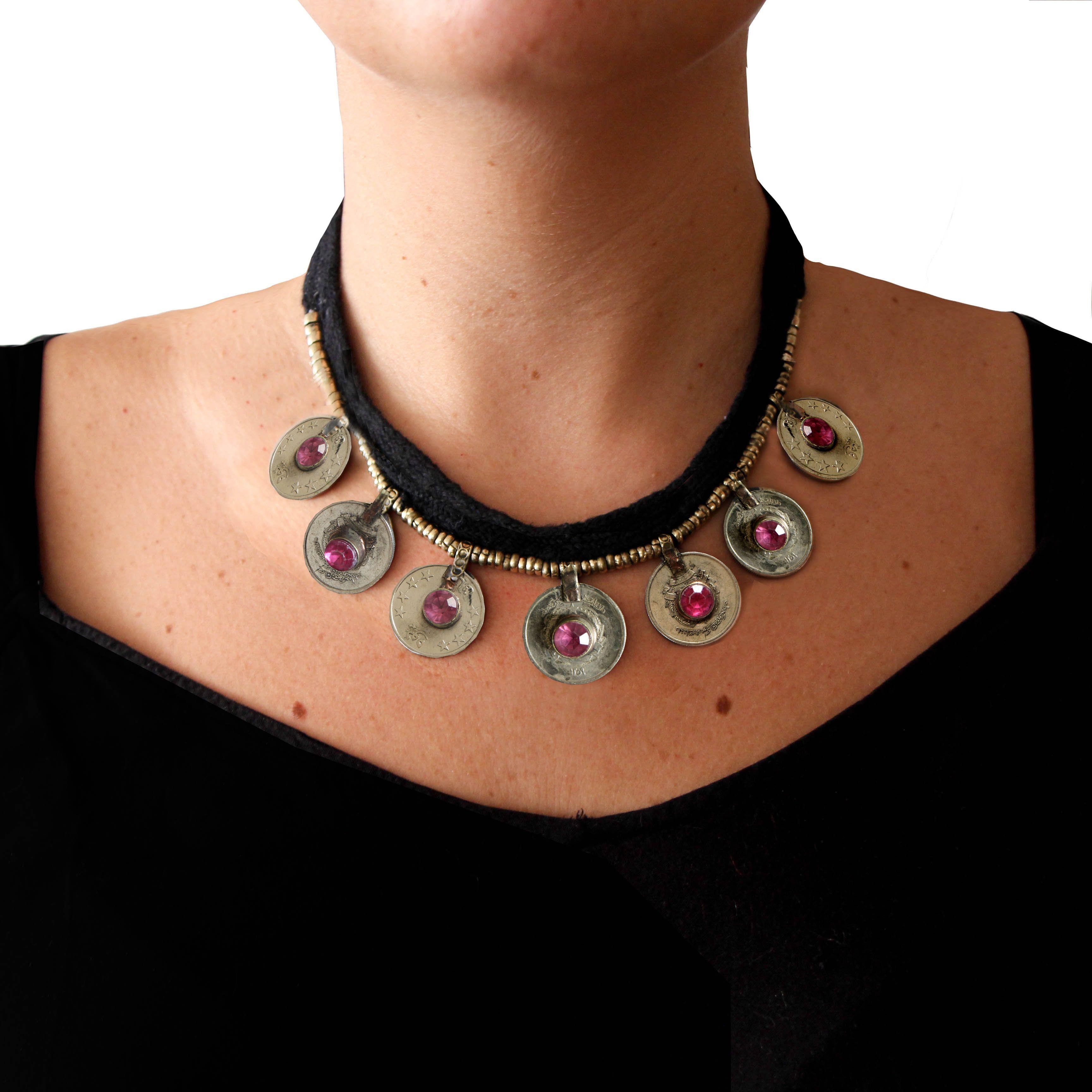 Collar Tajik rosado-0