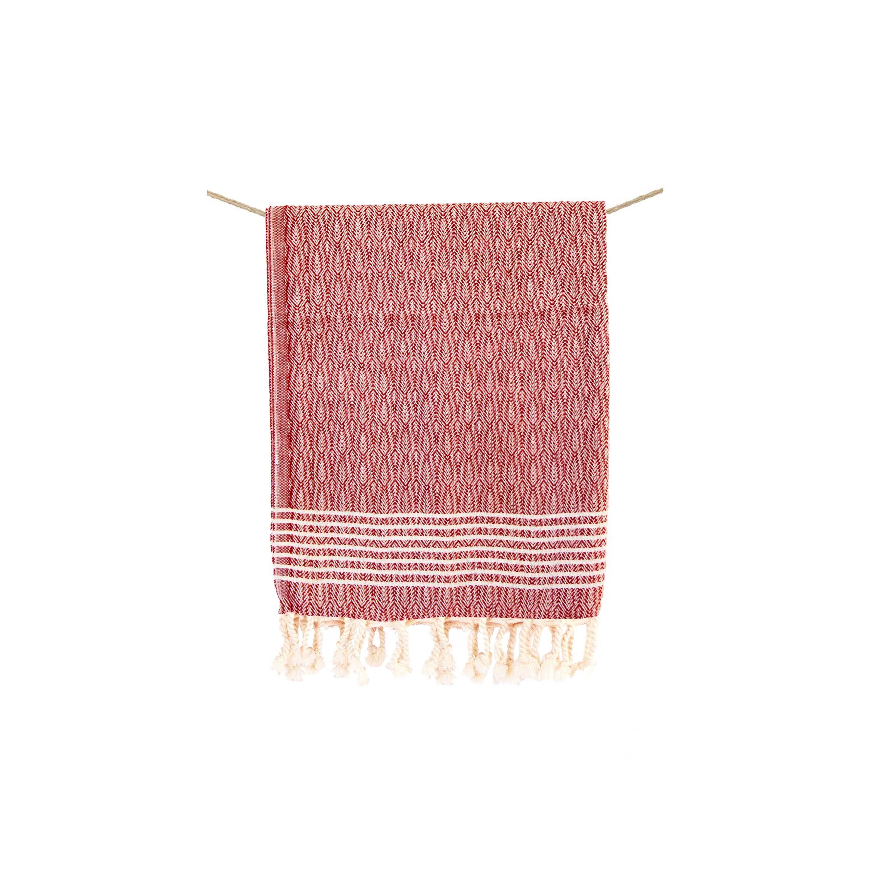 Toalla Turca S Espiga Roja 100 x 55 cms-0