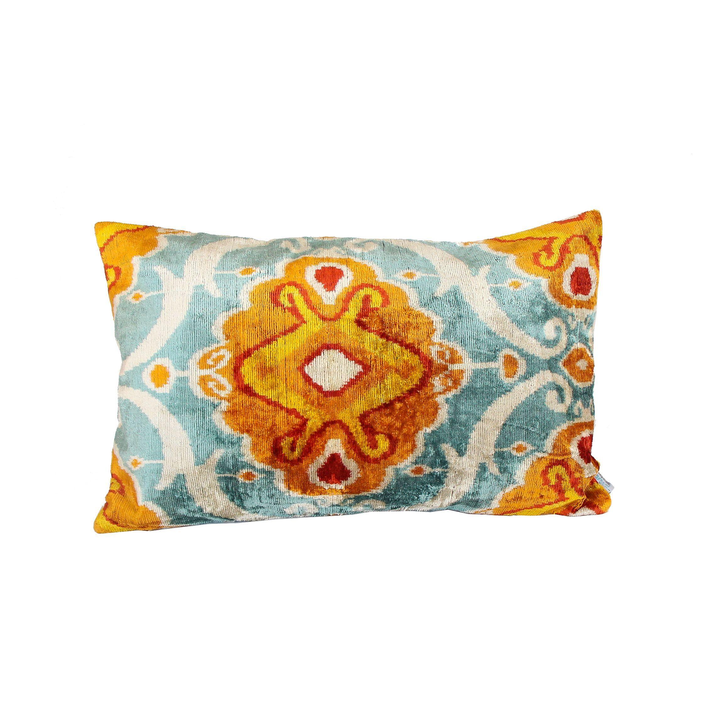 Cojín de terciopelo de seda 60x40 cms Marwan-0