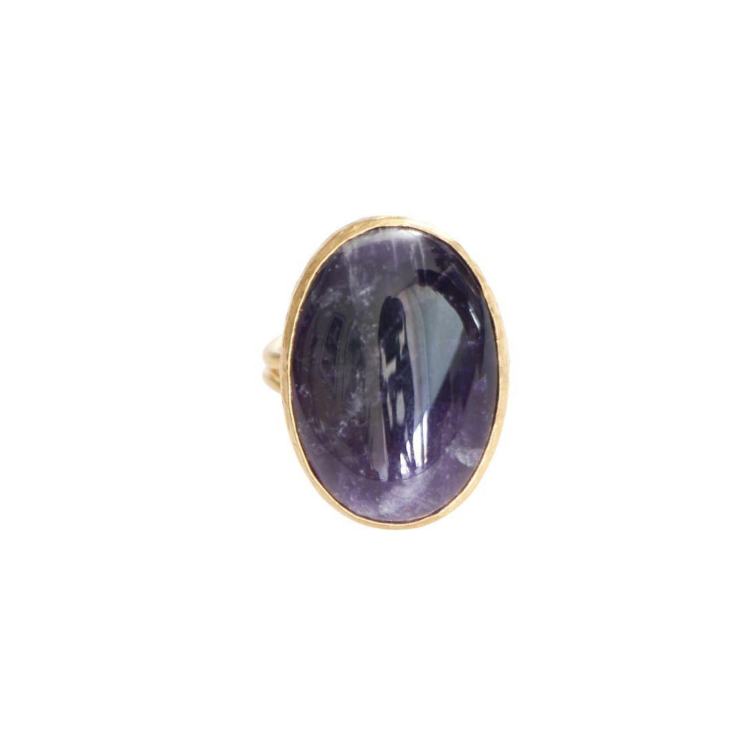 Anillo ajustable turco Amatista XL-1