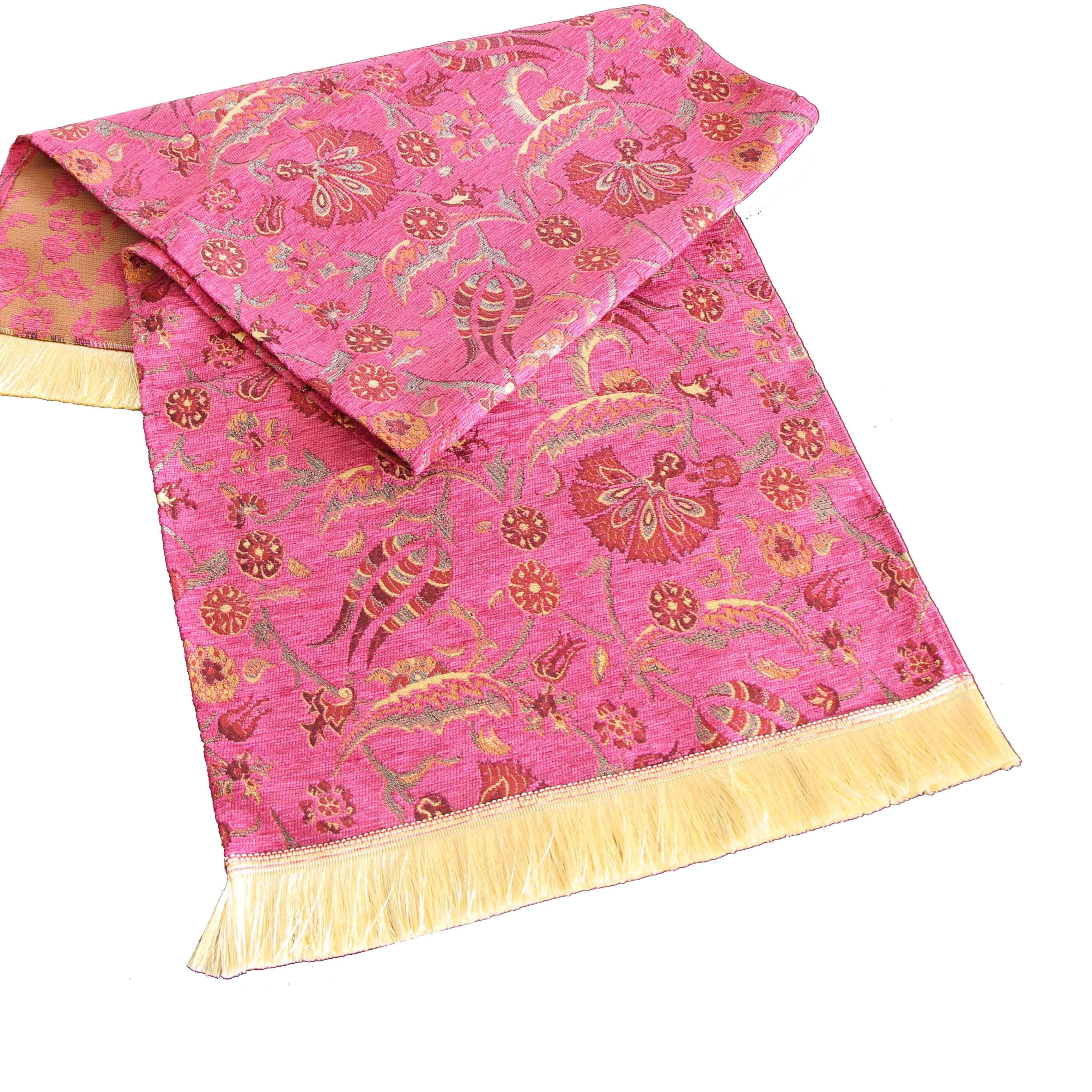 Camino de mesa 1,40 m sofya fucsia-1