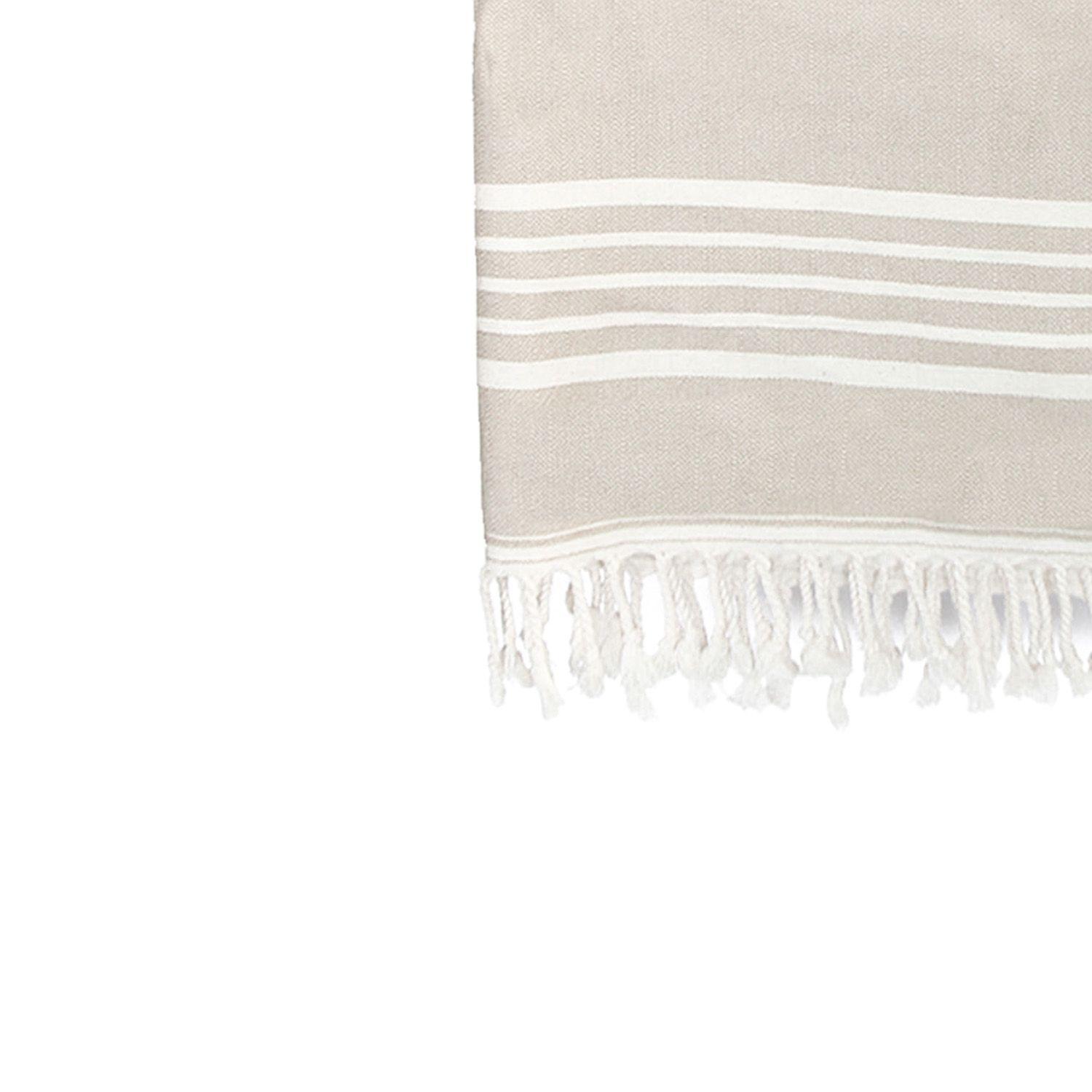 Toalla Turca Karadeniz Beige 0,96 x 1,80 m-1