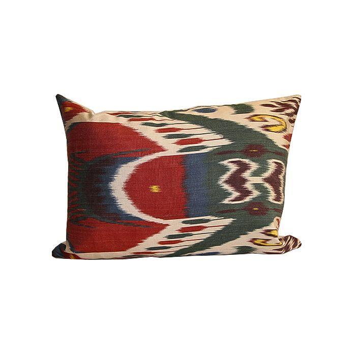 Cojín Ikat de seda 50x40 cms Nakuru-0