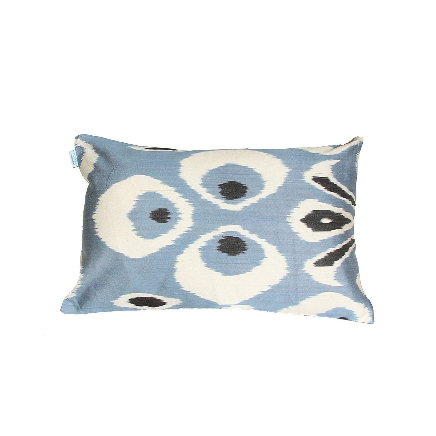 Cojín Ikat de seda 60x40 cms Tophane-0