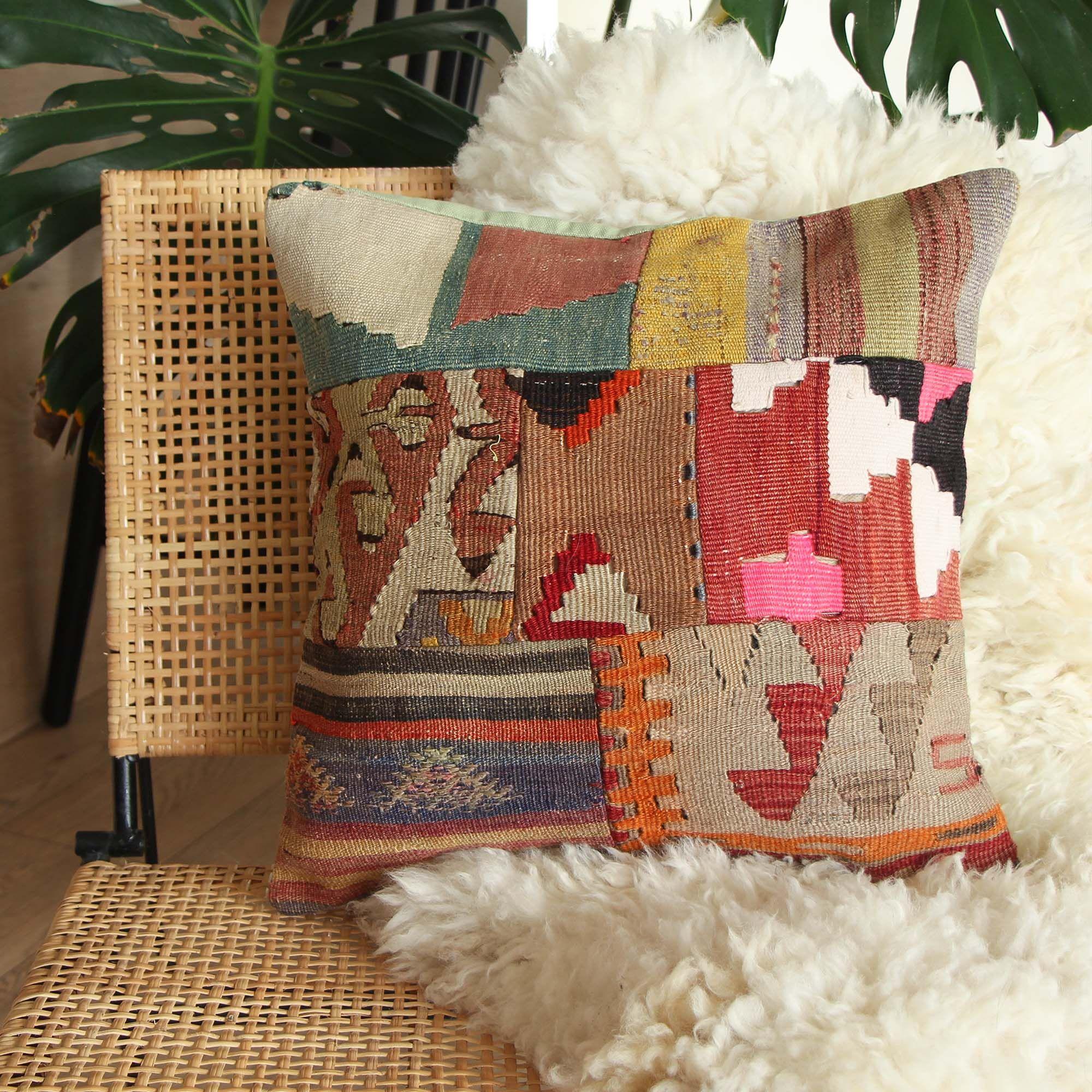 Cojín Patchwork kilim I-1