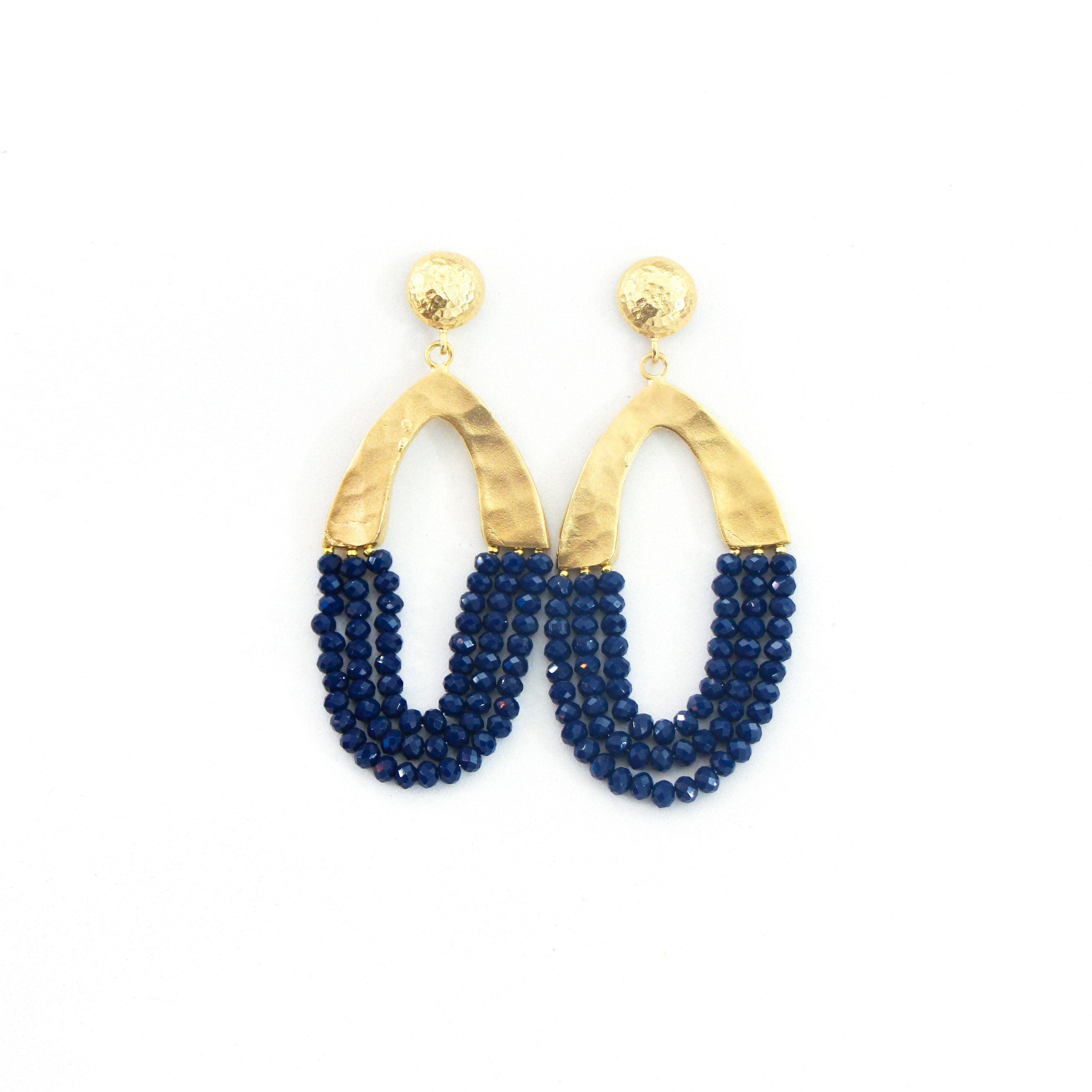 Aros Greta azul oscuro-0