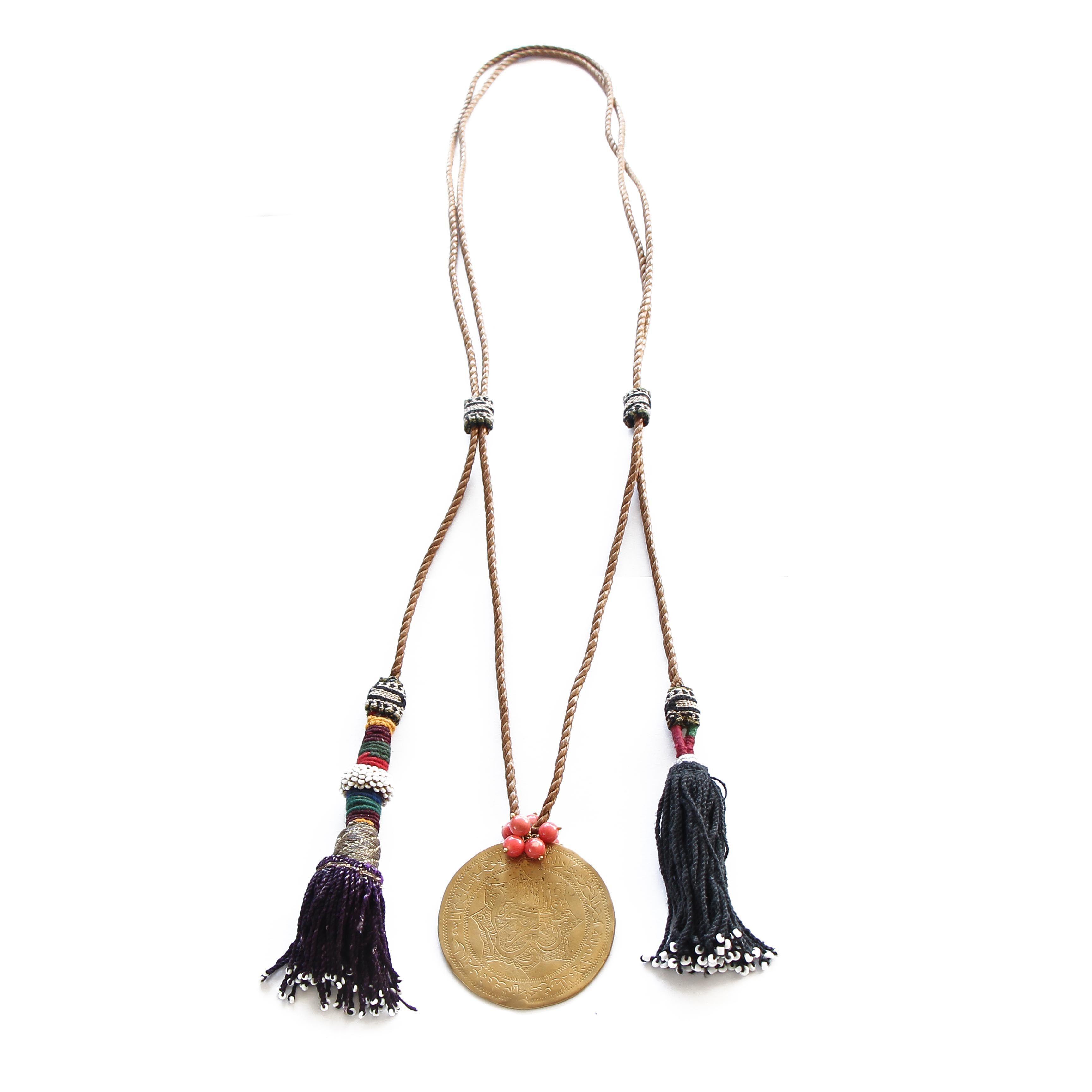 Collar Madalya tassels-3