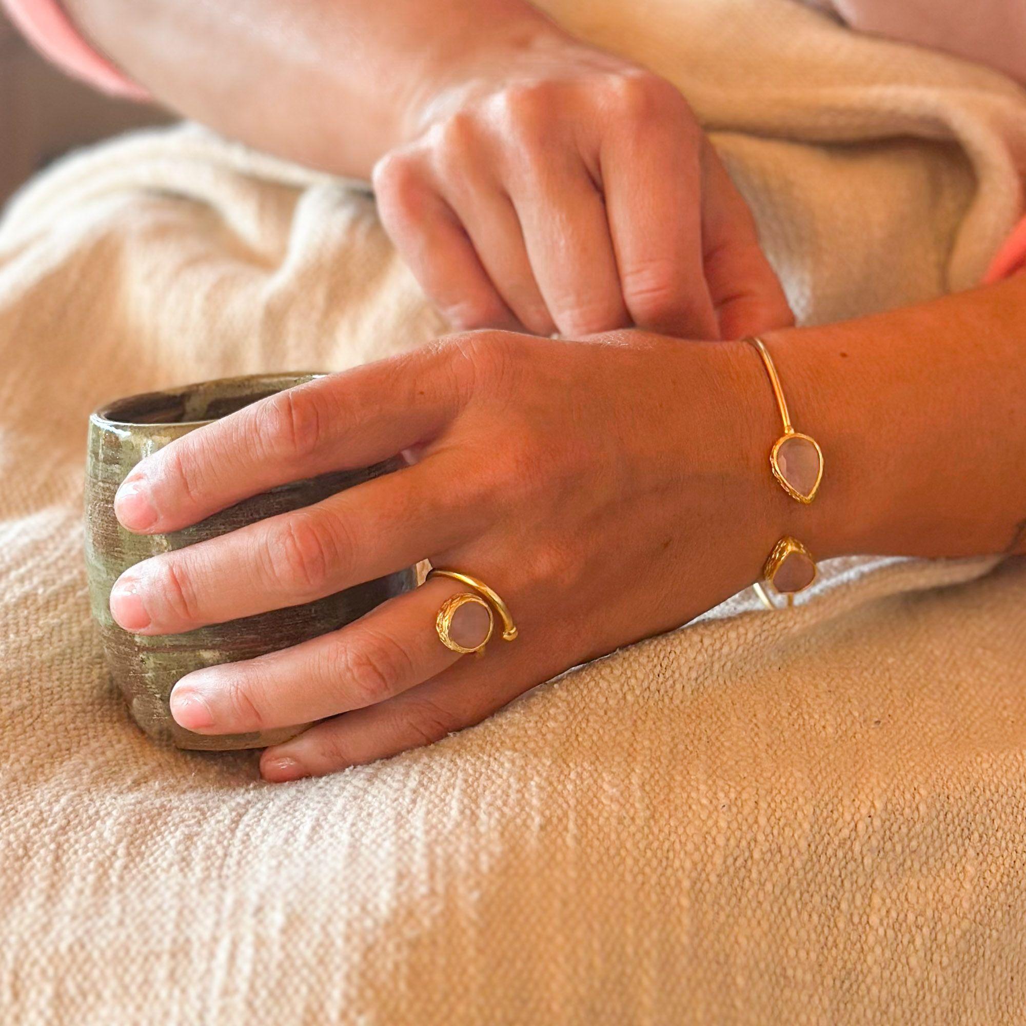 Anillo ajustable Bruma Nude-2