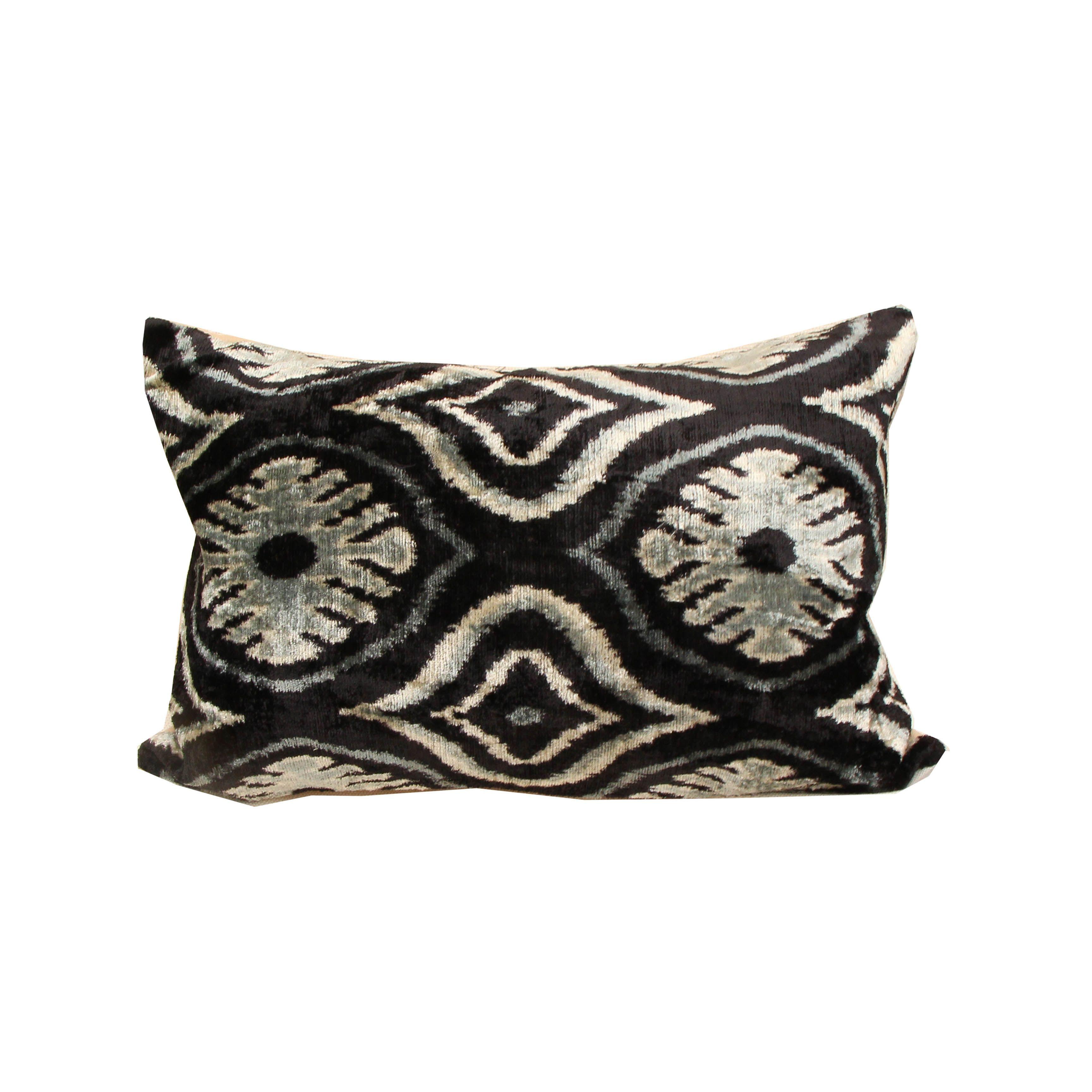 Cojín de terciopelo de seda 60x40 cms Bizancio-0