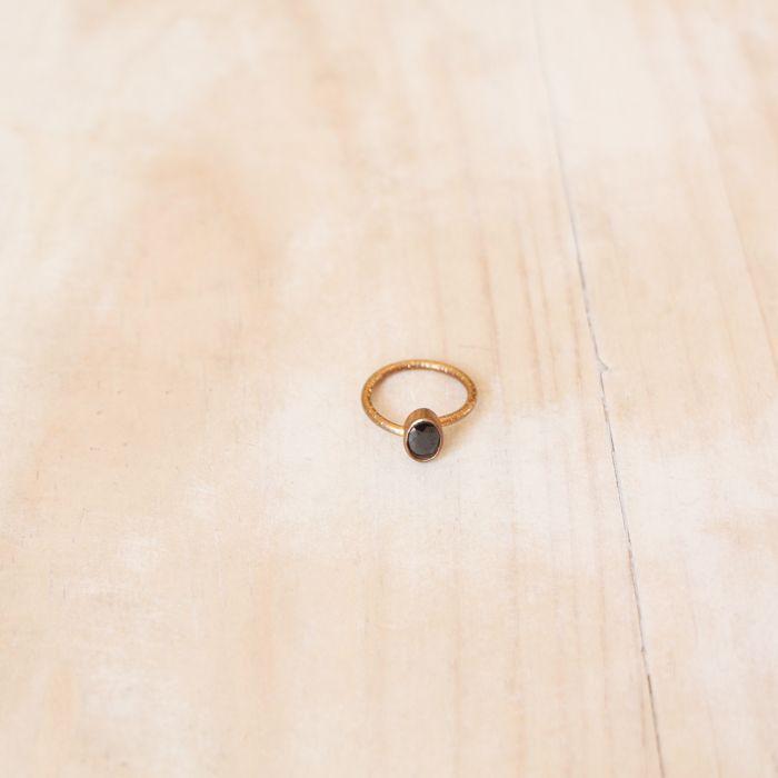 Anillo ajustable Fadia negro-1