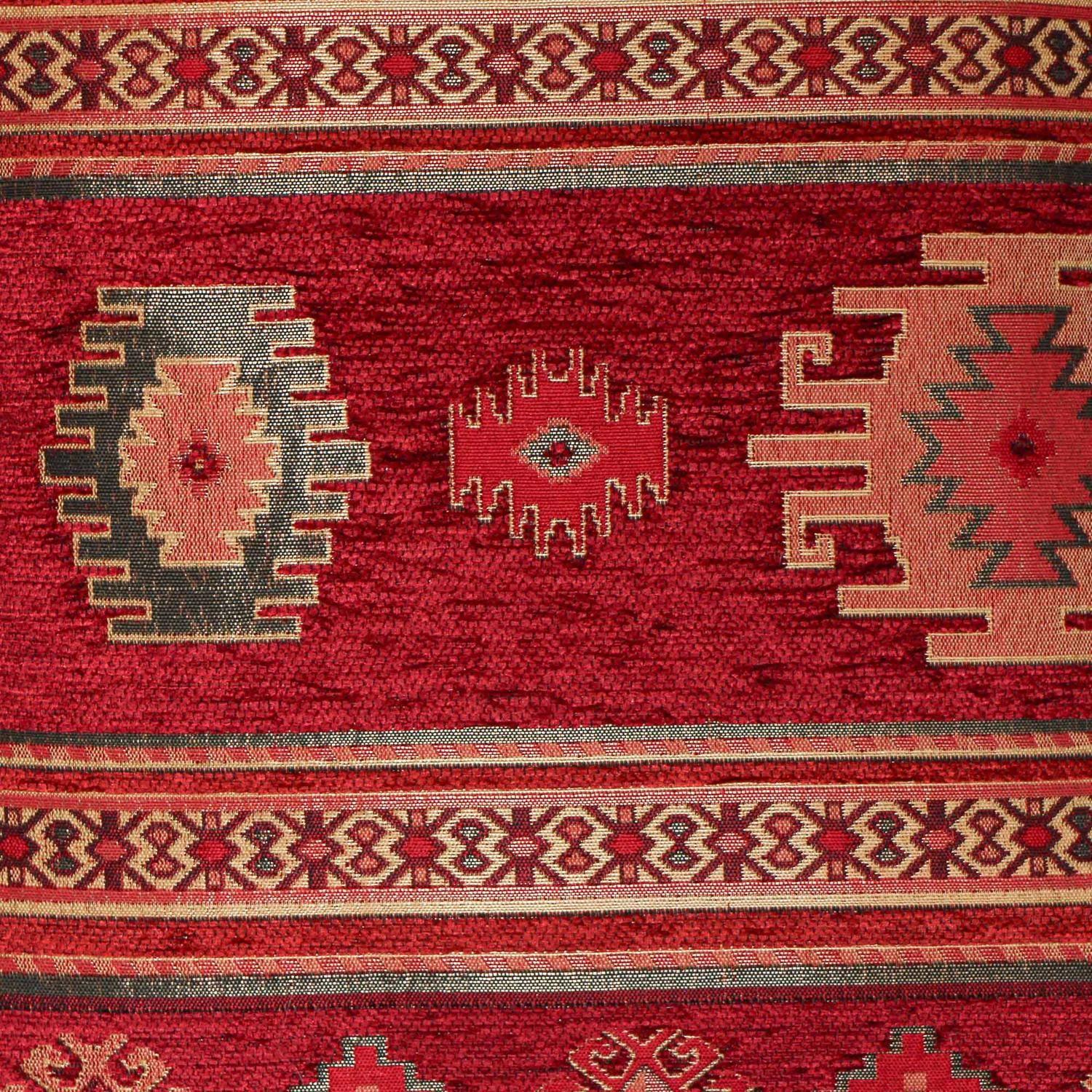 Cojín turco 44x44 Kilim Rojo-1