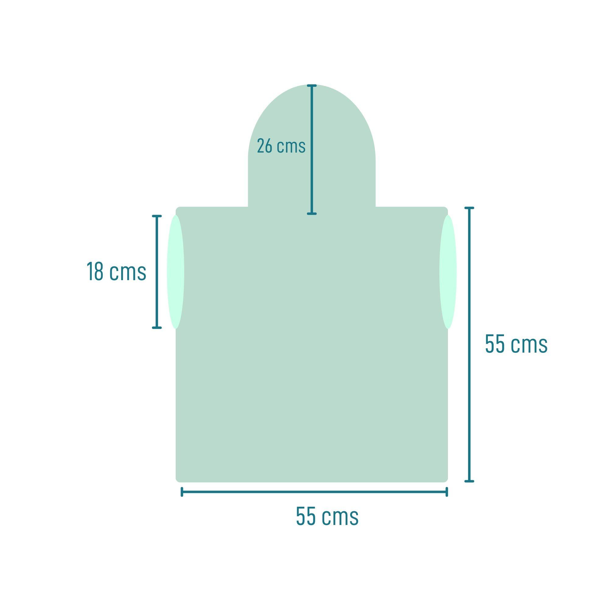 Poncho toalla niño Antalya gris S-3