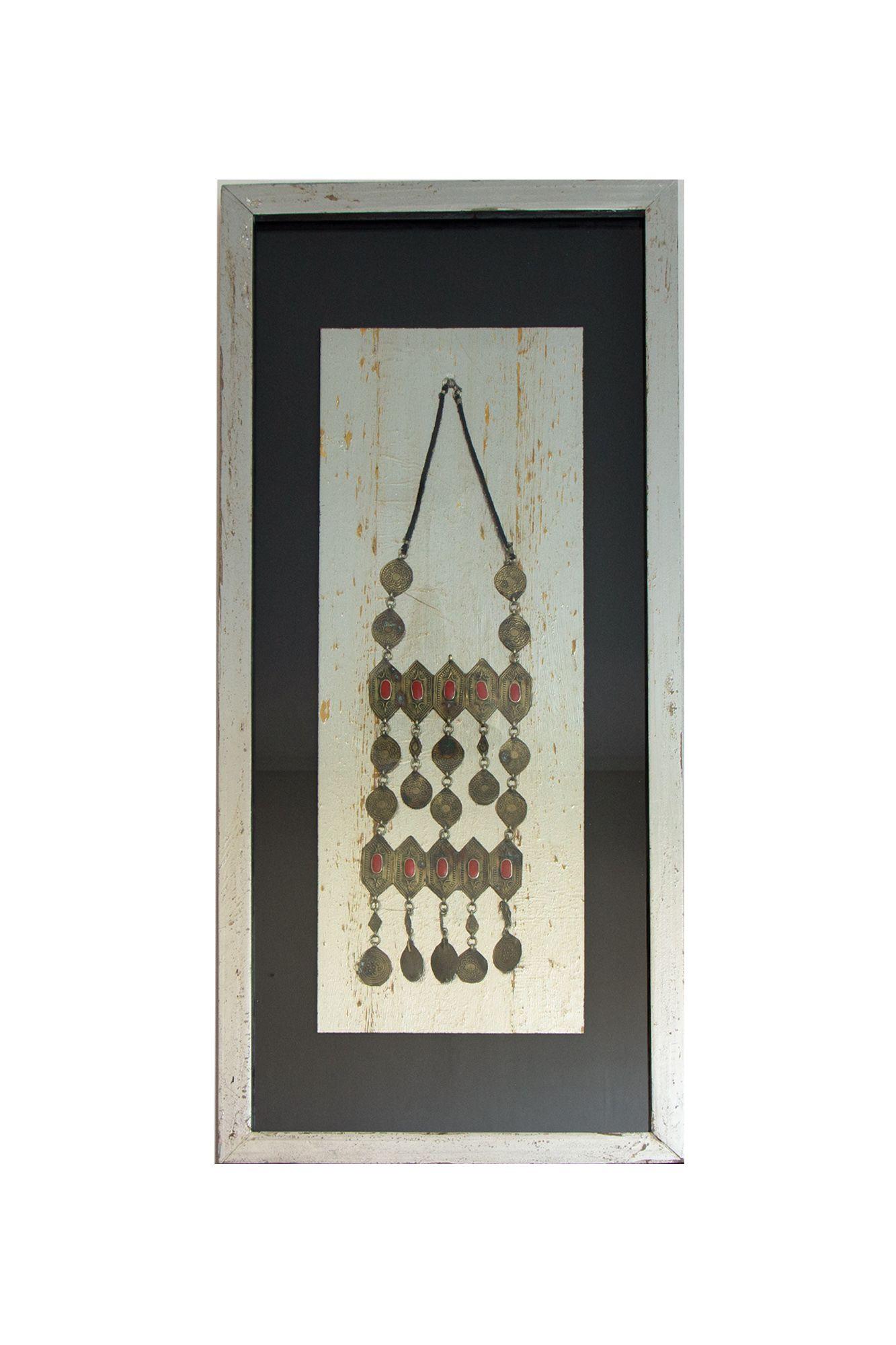 Cuadro de Collar afgano antiguo-0