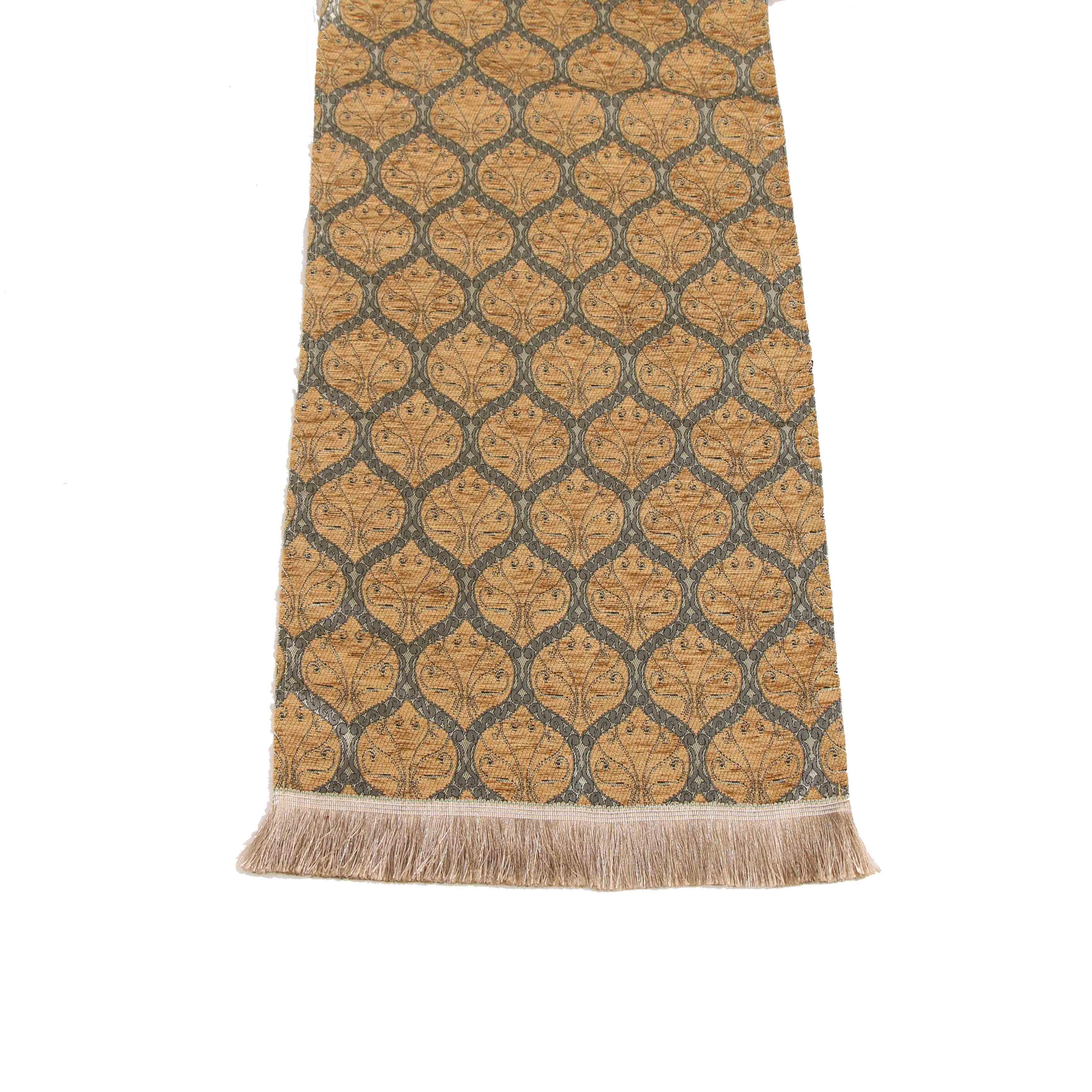 Camino de mesa 2 m filigrana café claro-0