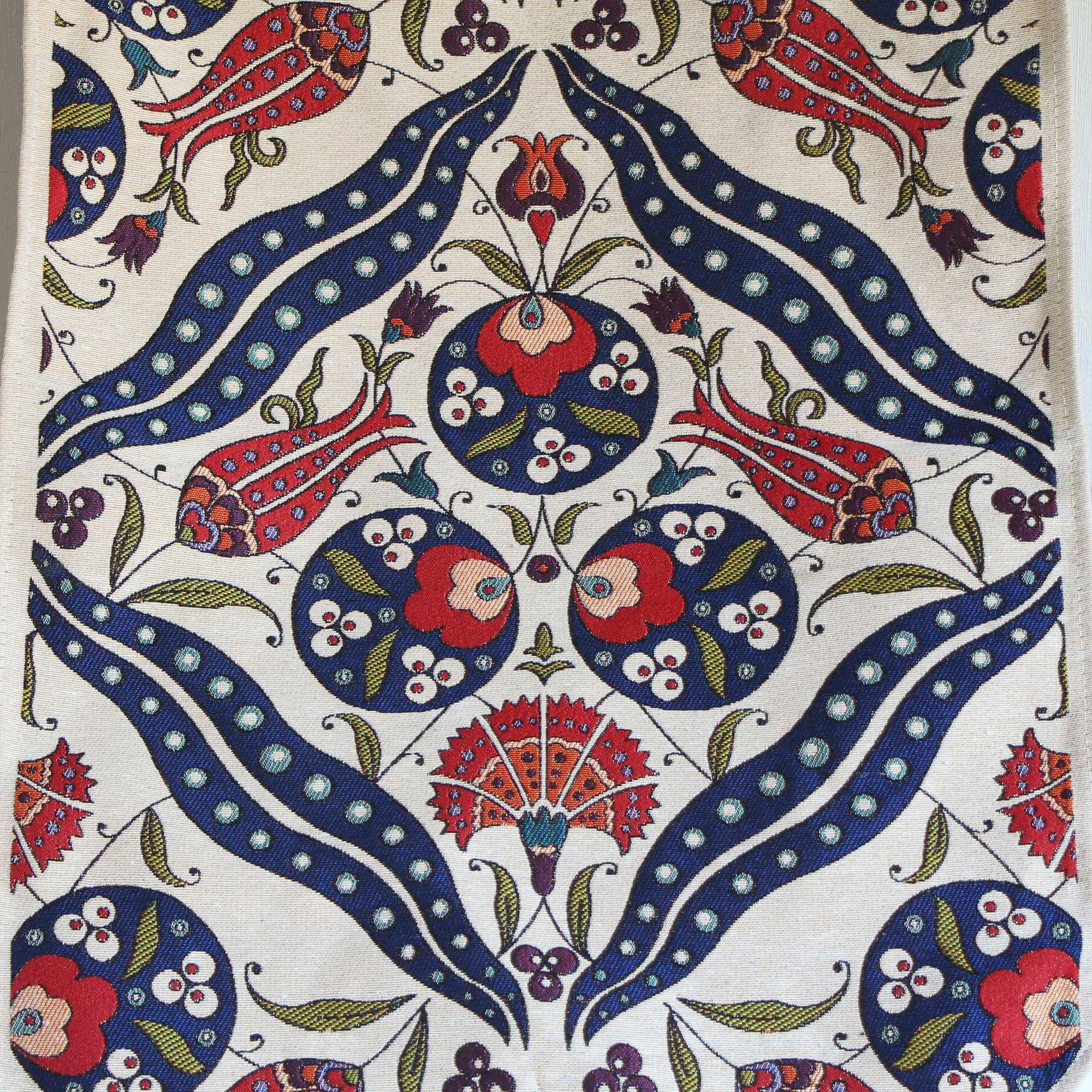 Camino de mesa 1,40 m Topkapi - Mantel turquía - Boho-2