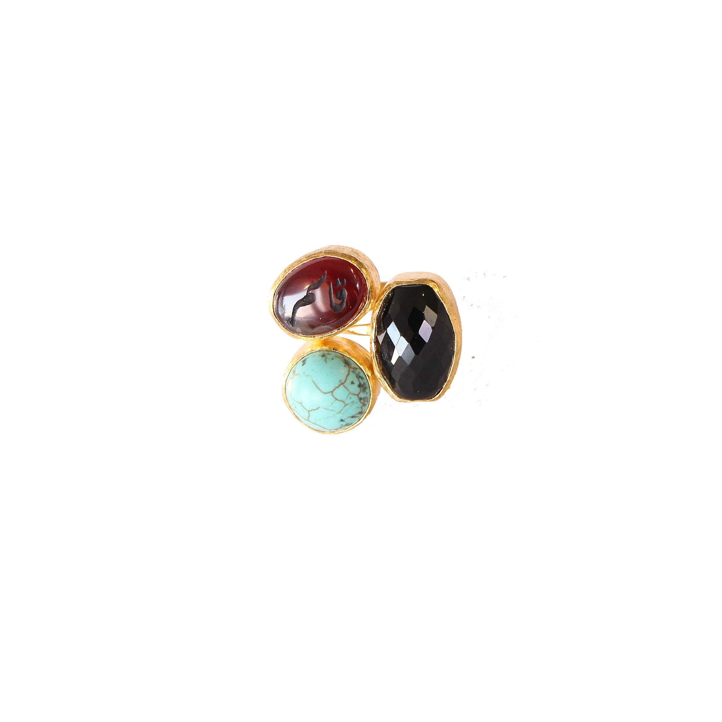 Anillo ajustable turco triple ottoman-0