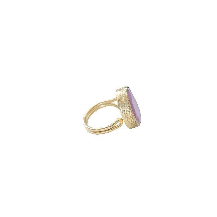 Anillo ajustable Gato rosado-1
