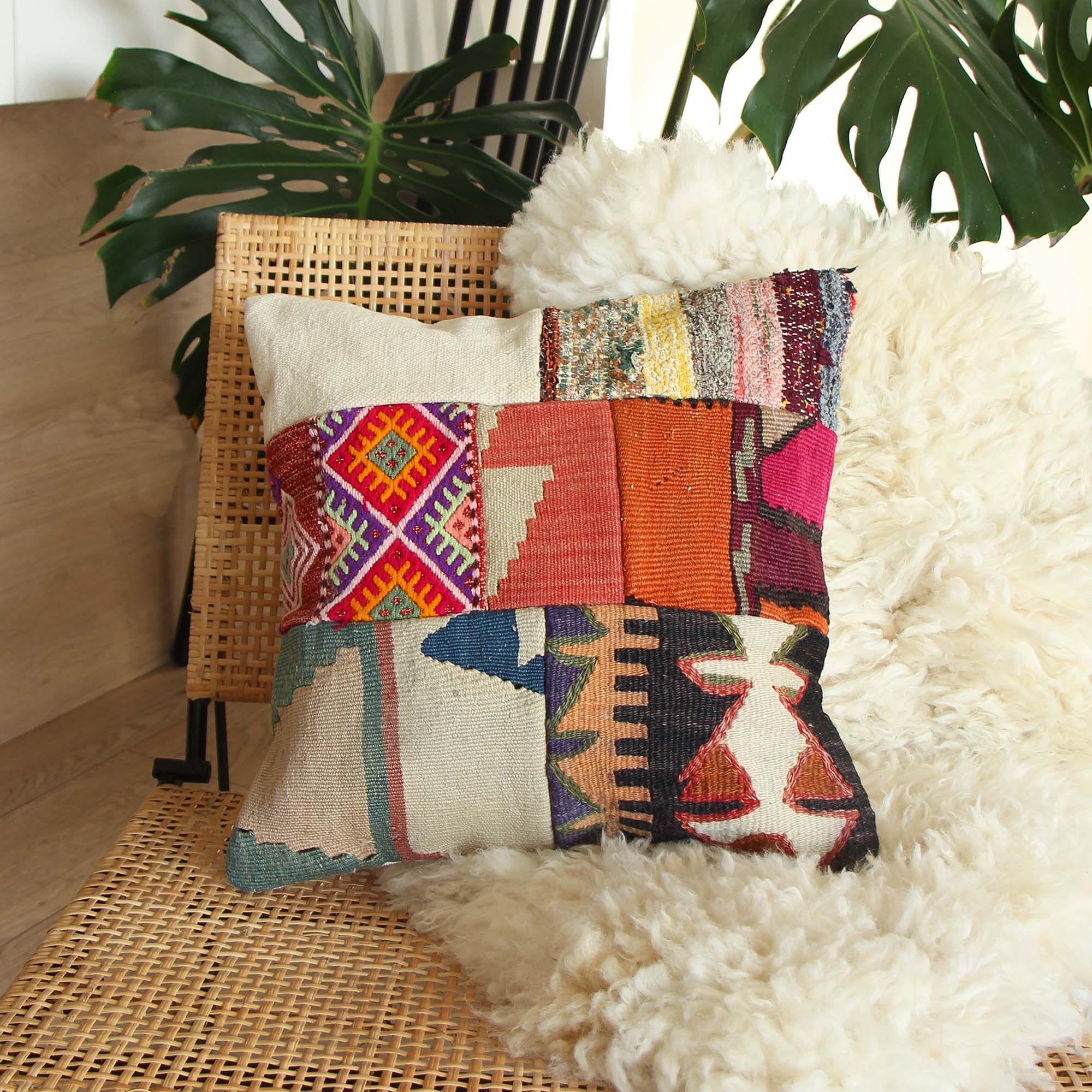 Cojín Patchwork kilim X-1