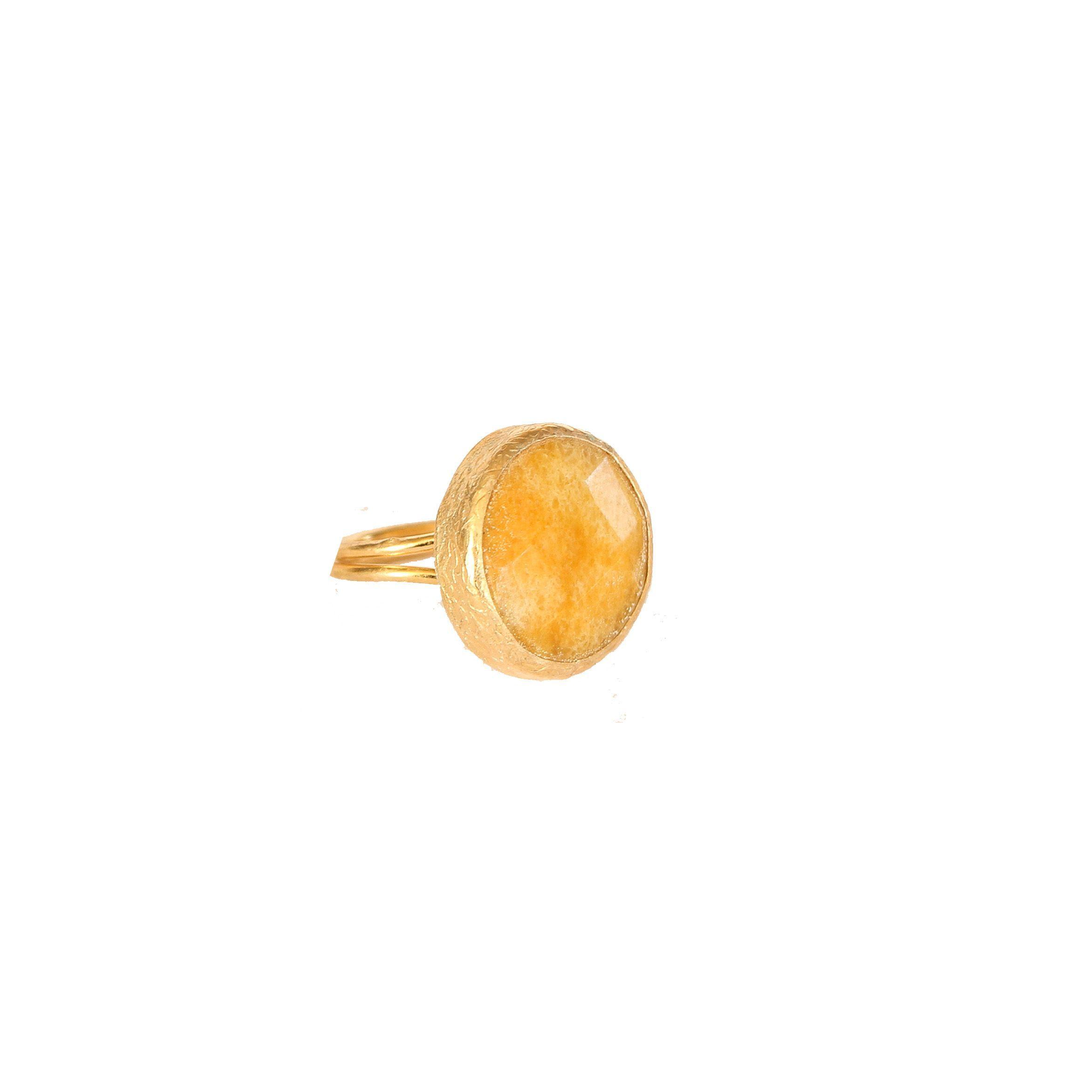 Anillo ajustable turco amarillo-0