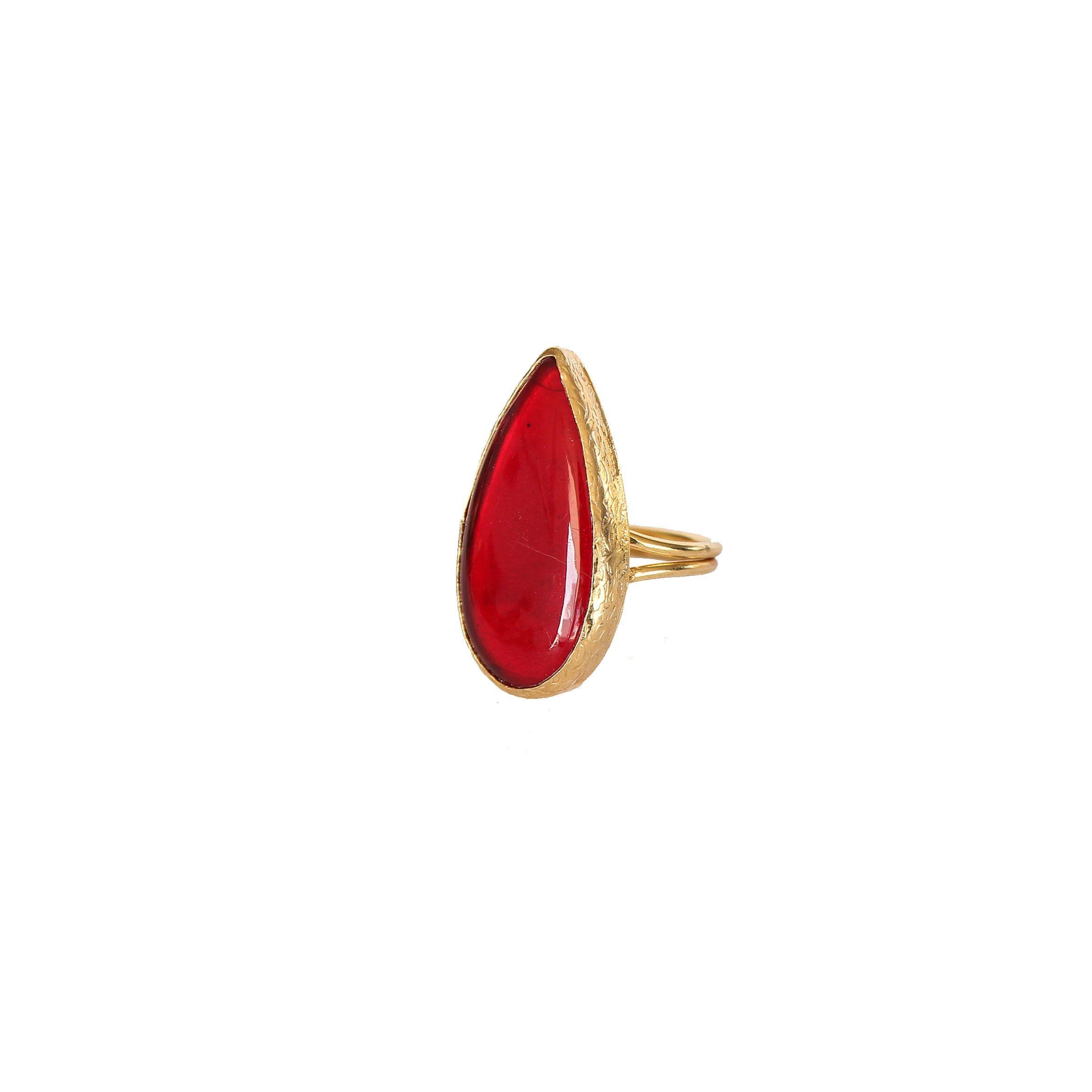 Anillo ajustable turco damla ágata-0