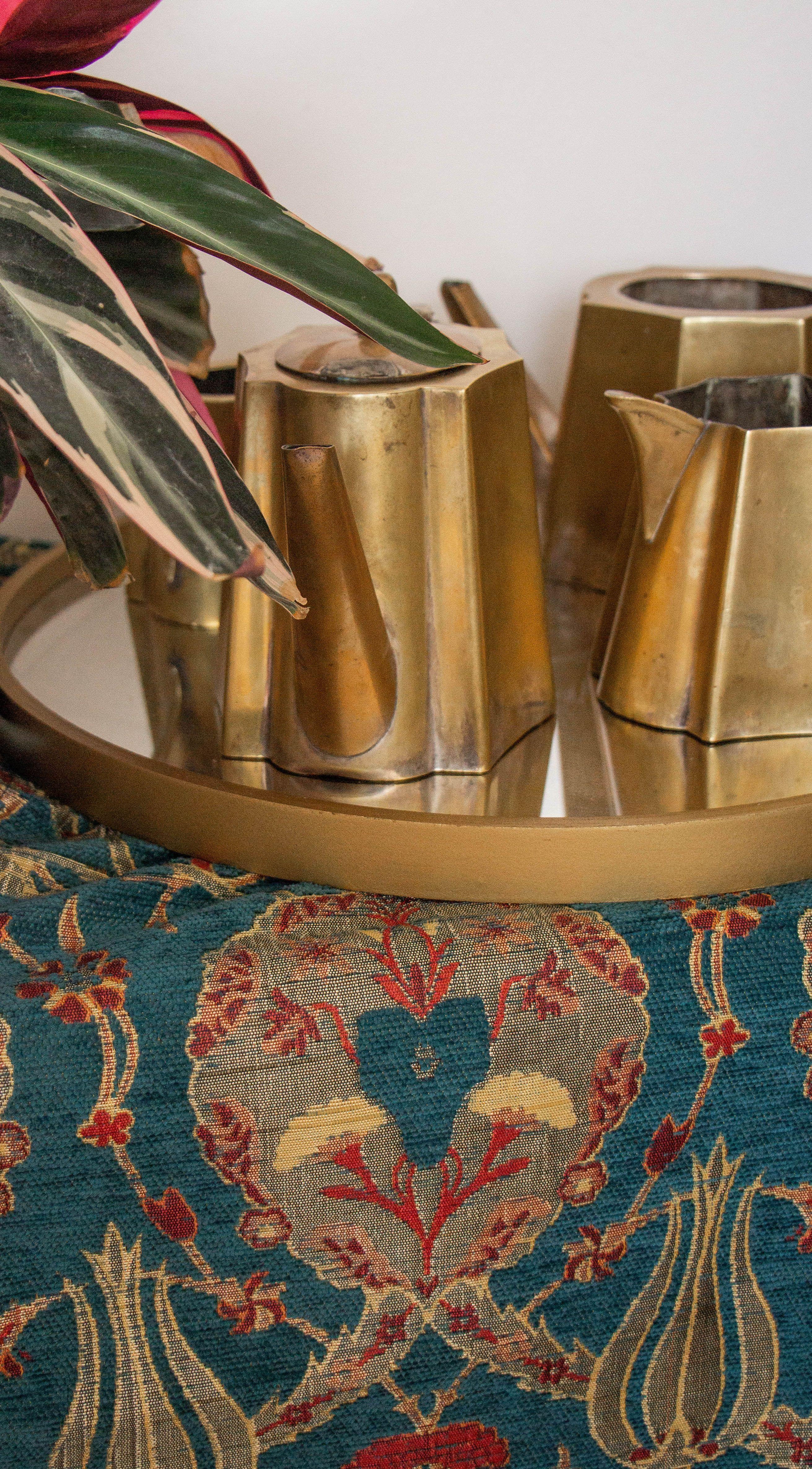 Camino de mesa 1,40 m Jardin azul egeo-1