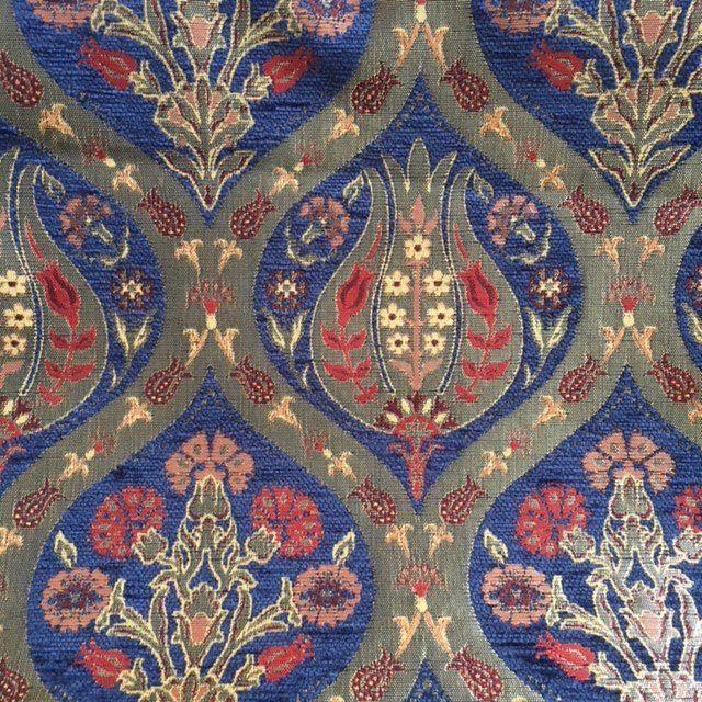 Camino de mesa 1 m tulipanes azul oscuro-0