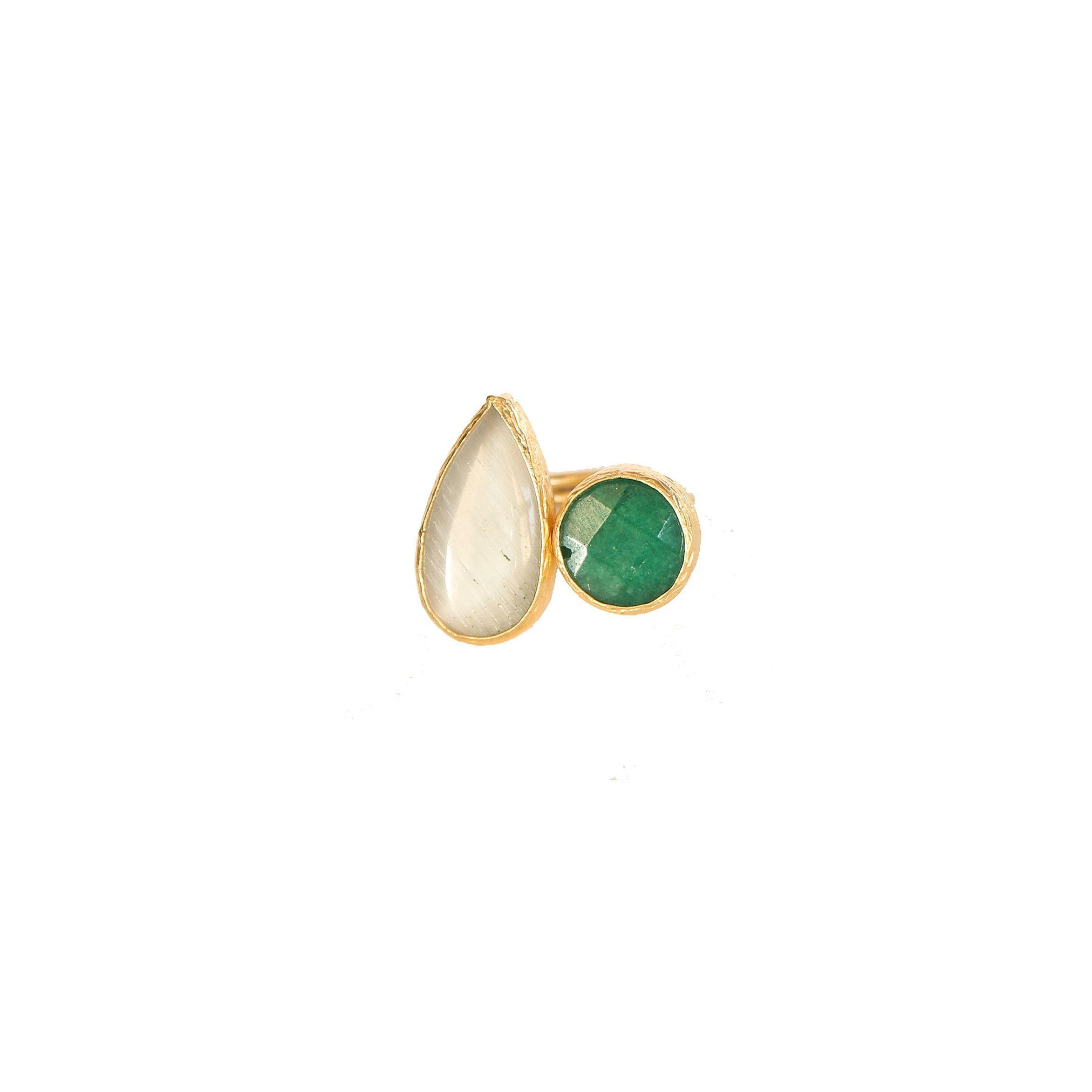 Anillo ajustable turco duo damla-0