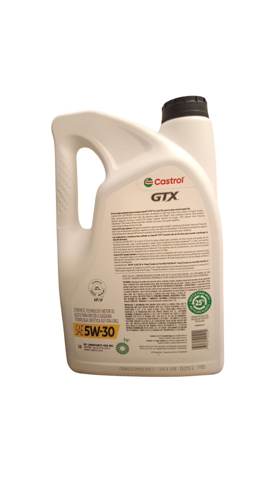 Aceite Castrol GTX 5w30-2