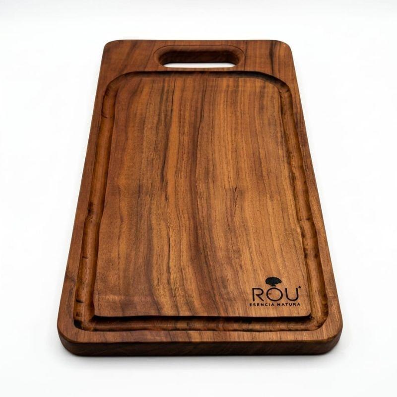 Tabla asado parrillera 40 cm ROU rojiza Roble o Coigue-1