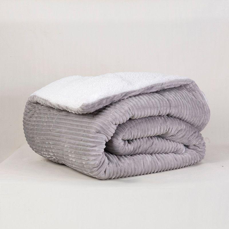 Plumon Corduroy Coral Sherpa 2 P Gris N-2
