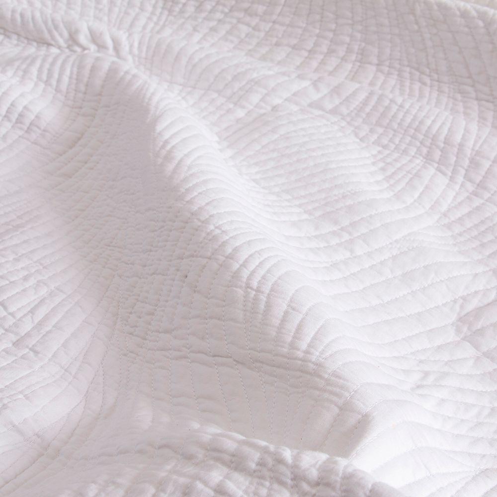 Cubrecama Quilt Slate King Blanco Fabrics-1