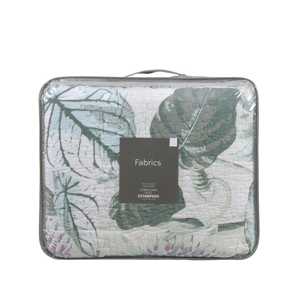 Cubrecama Quilt Est. King passifloraverde Fabrics-2