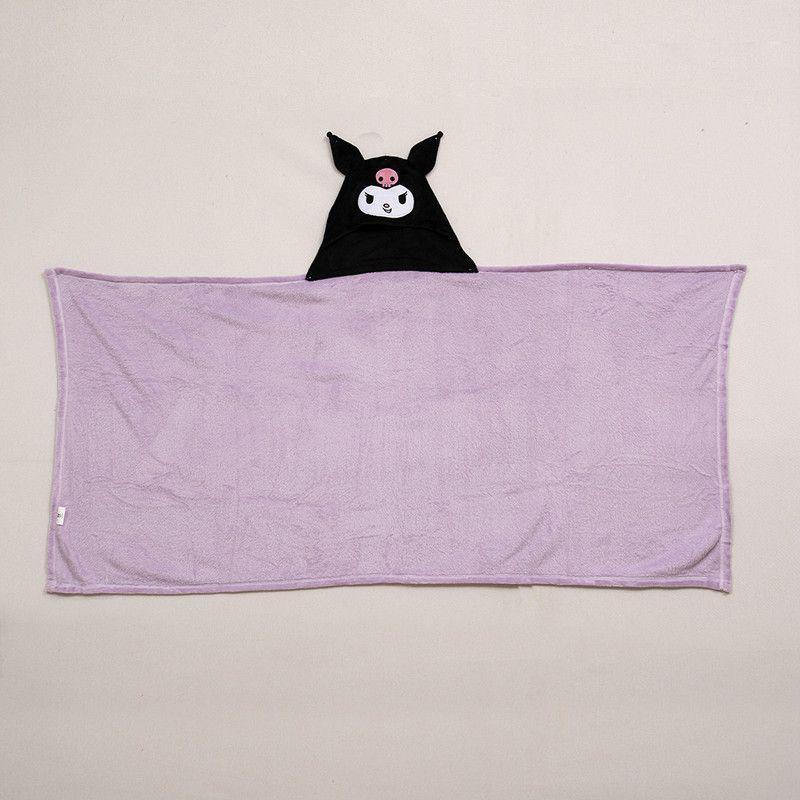 Manta capucha 3D 70X150cm Kuromi-0