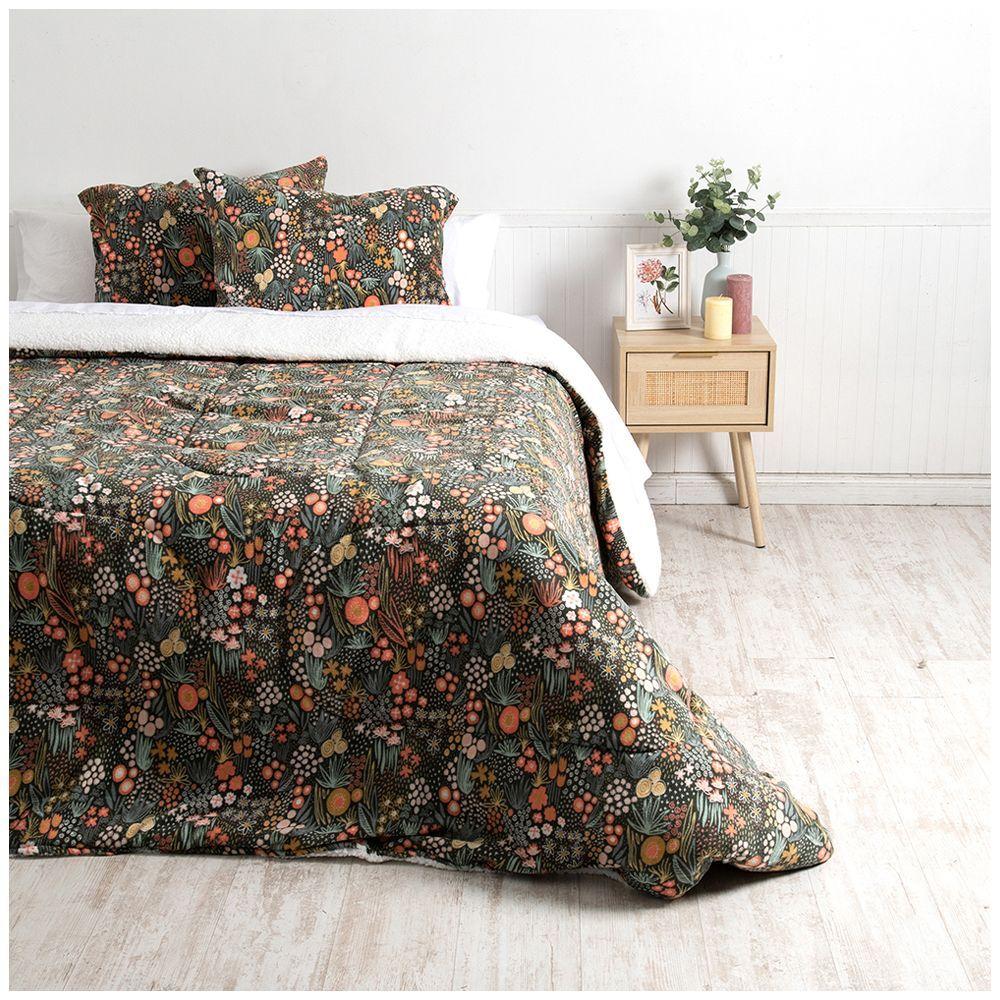 Plumon Coral print Sherpa King Baysan-0