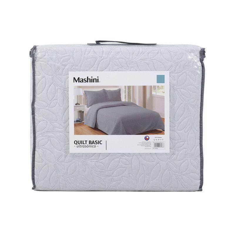 Quilt Cordoba lisa Mashini 1.5 P Gris-2