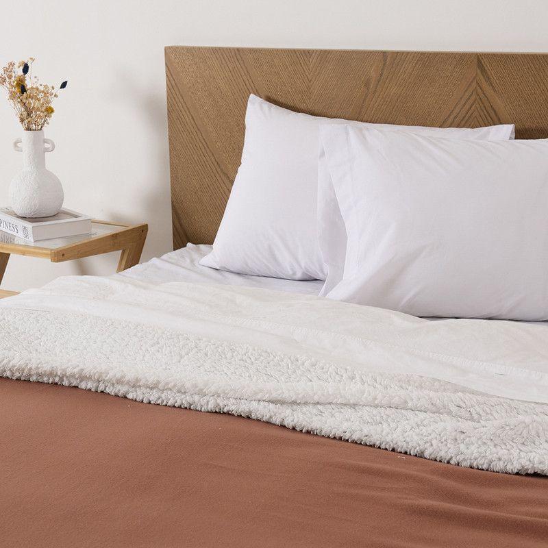 Frazada Polar-Sherpa Lisa 2 P Terracota-2