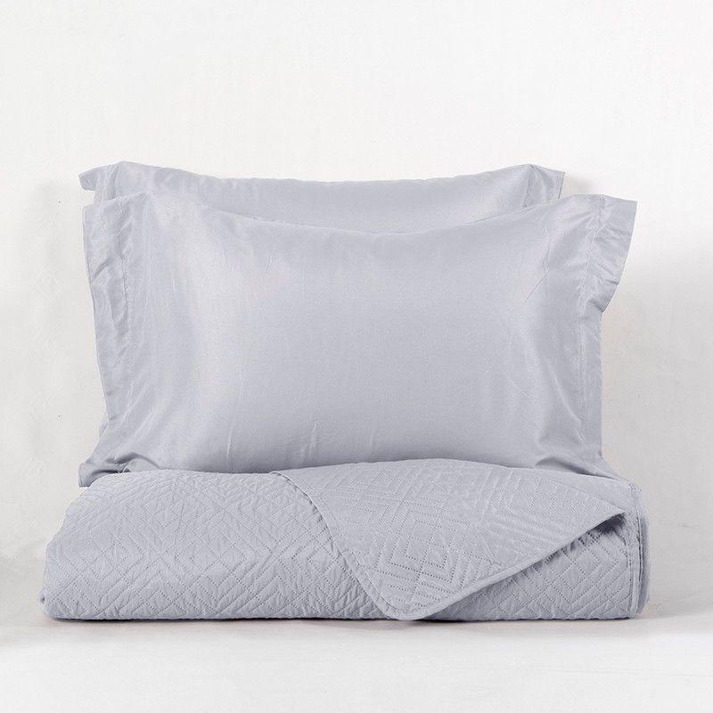 Quilt Cordoba lisa  2 P Gris-3