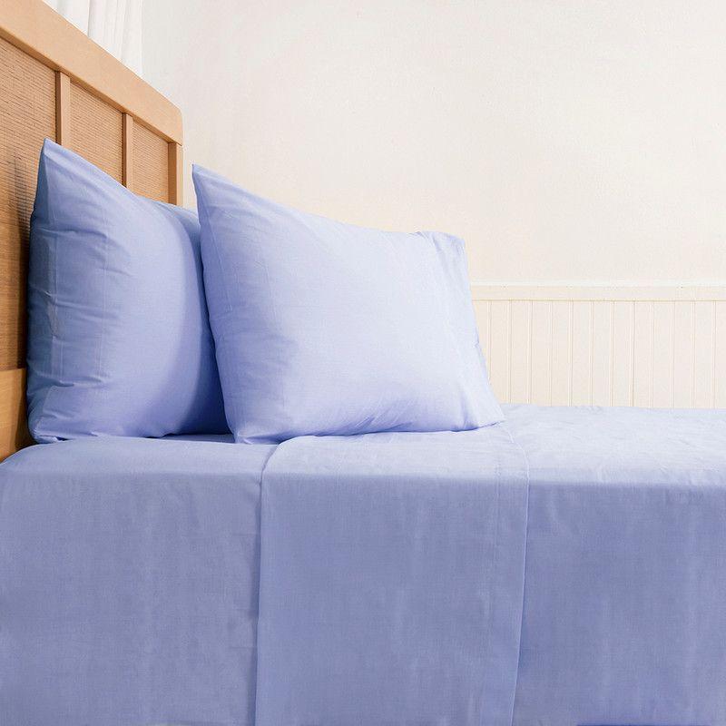 Sábana 180H Lisa 2 P Azul-3