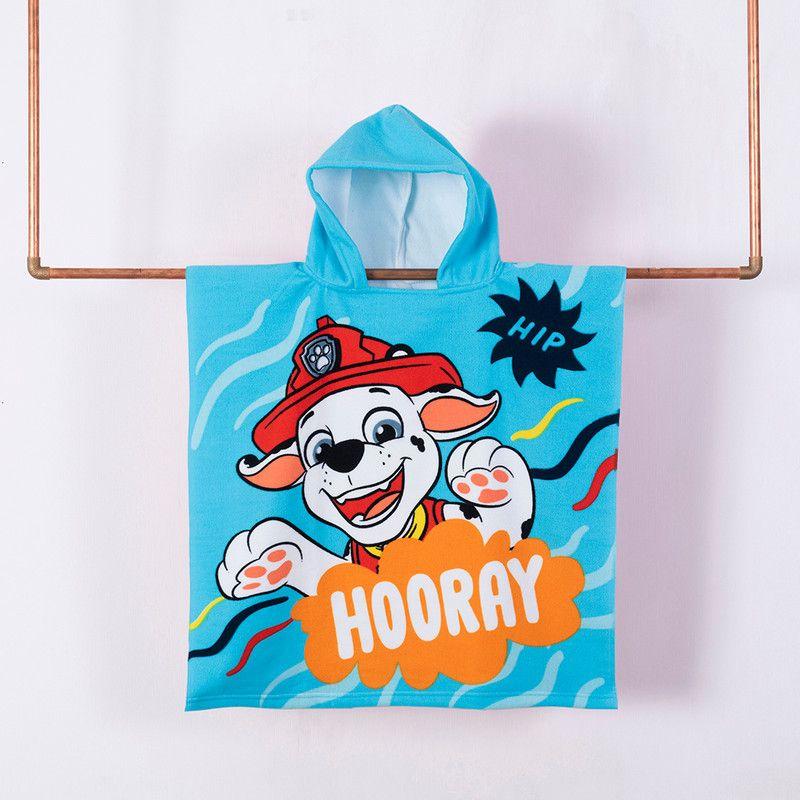 Toalla Playa Capucha MF 60x120 Paw Patrol Hooray-0