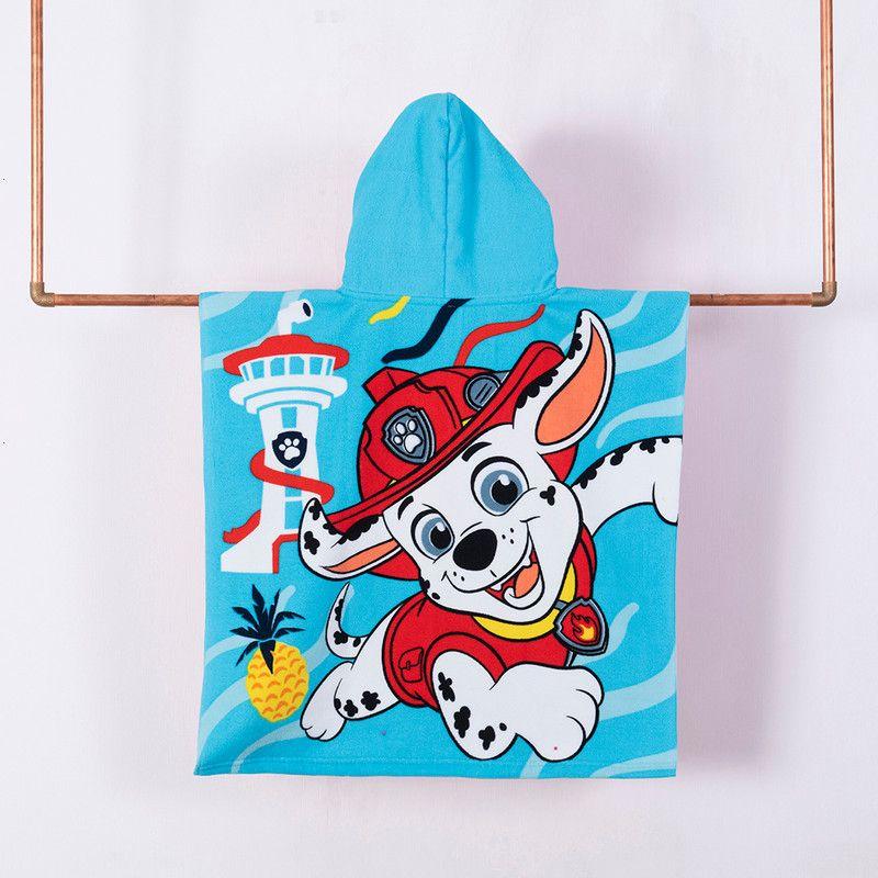 Toalla Playa Capucha MF 60x120 Paw Patrol Hooray-1