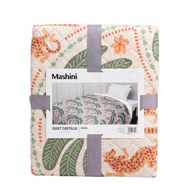 Quilt Castilla Estampada 2 P Palmeras-4
