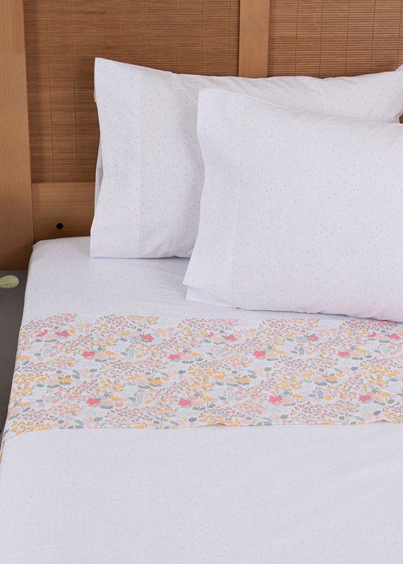 Sabana estampada  180 Hilos King Garden-0