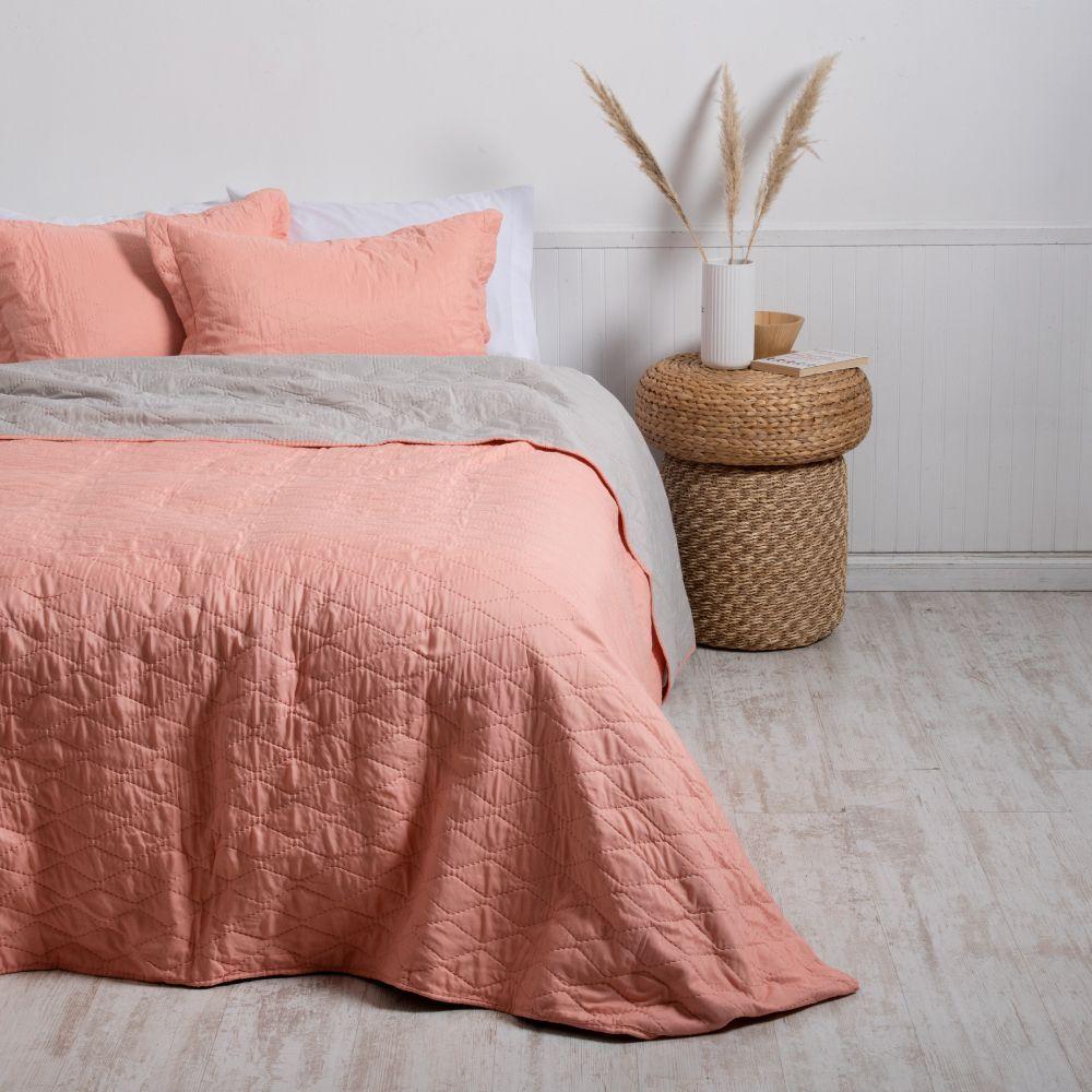 Quilt MF King Varosha Gris-Coral-0